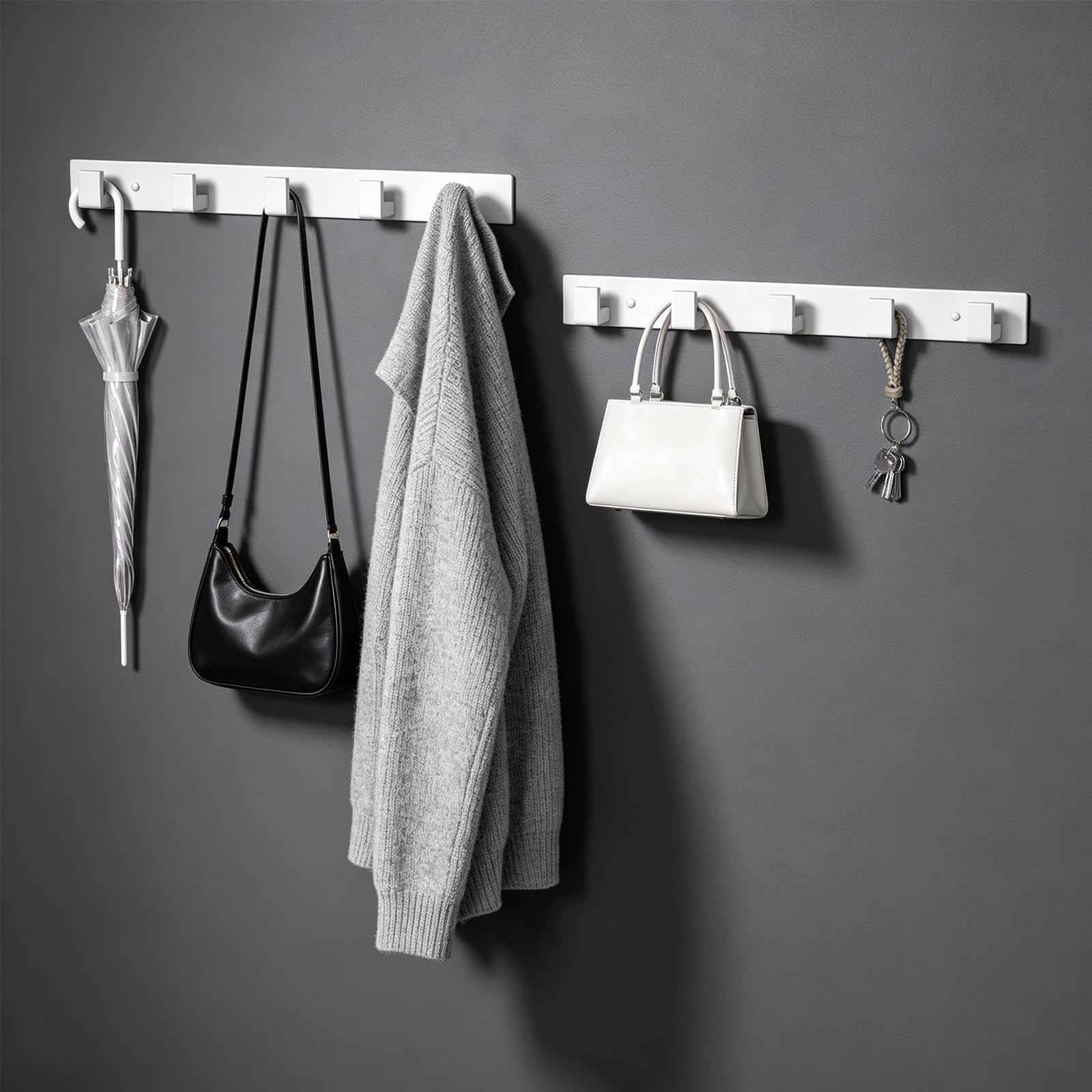 Stainless Steel Wall Coat Rack