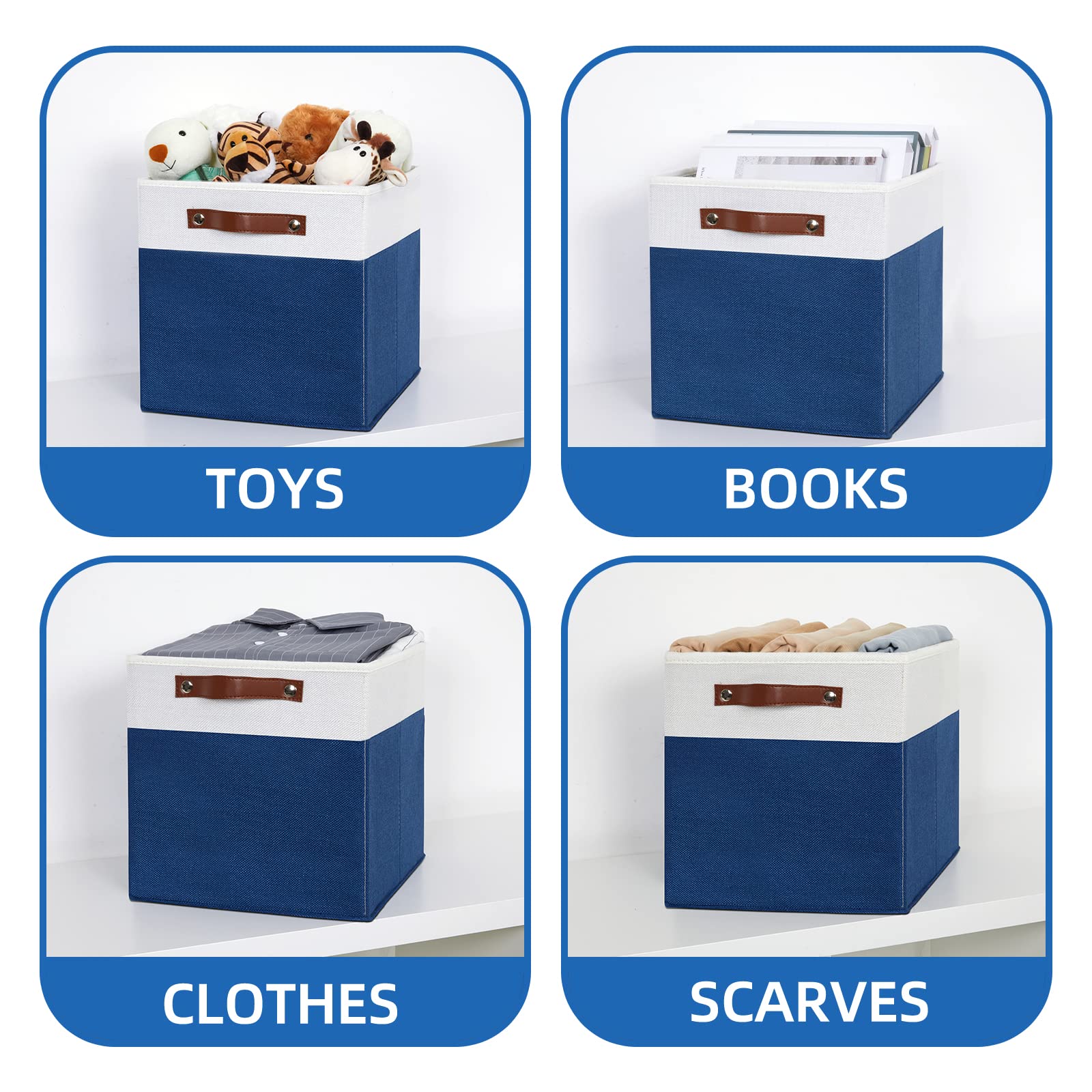Collapsible Storage Boxes (4 Count)