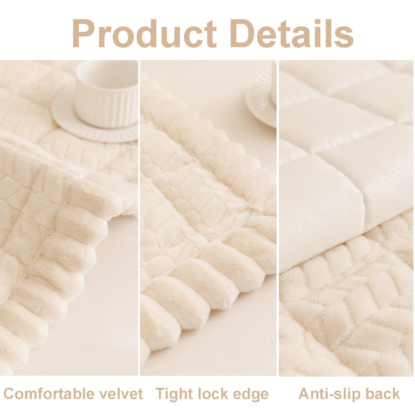 Pet Couch Cover Dogs Washable Sofa Protector Covers Non Slip Fuzzy Dog Mat