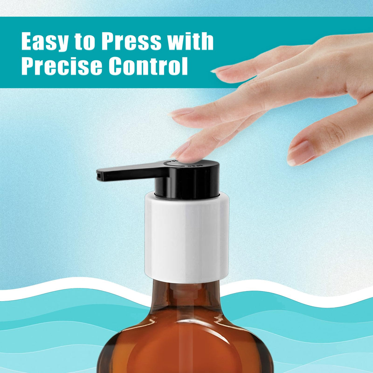 2PCS Dispenser Pump Replacement Compatible with MOROCCANOIL Treatment 1.7 (2 Count)