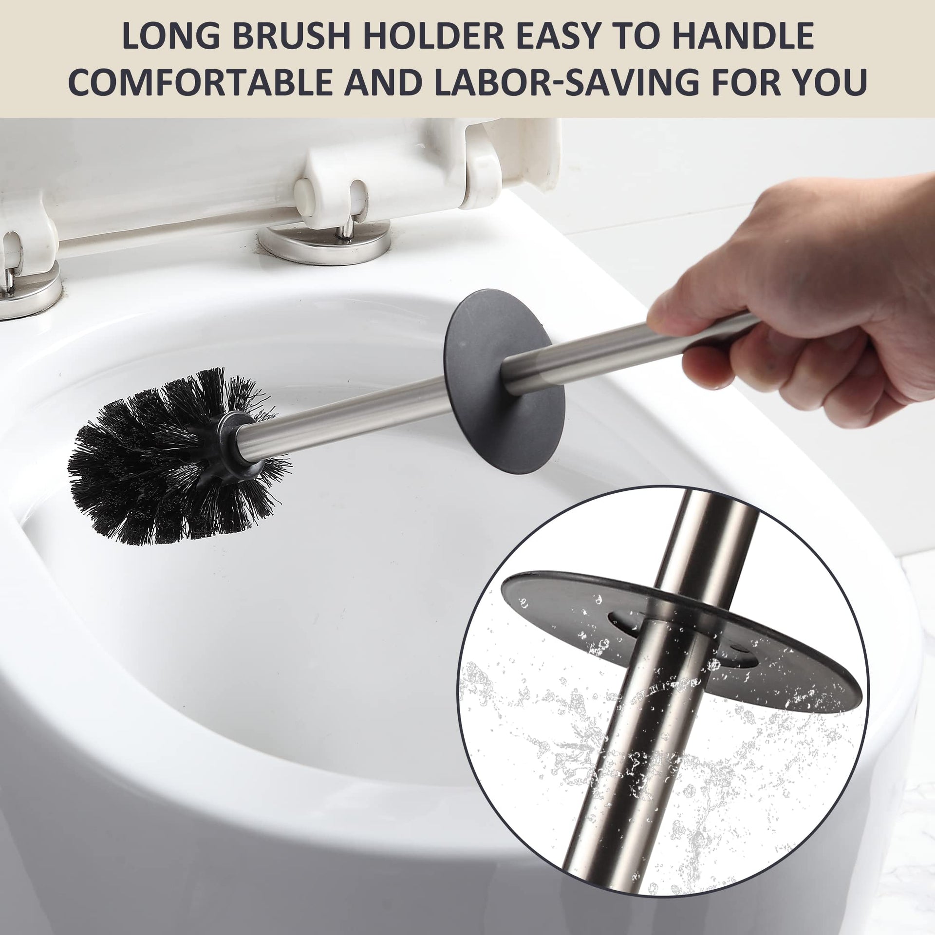 Toilet Brush Holder Freestanding