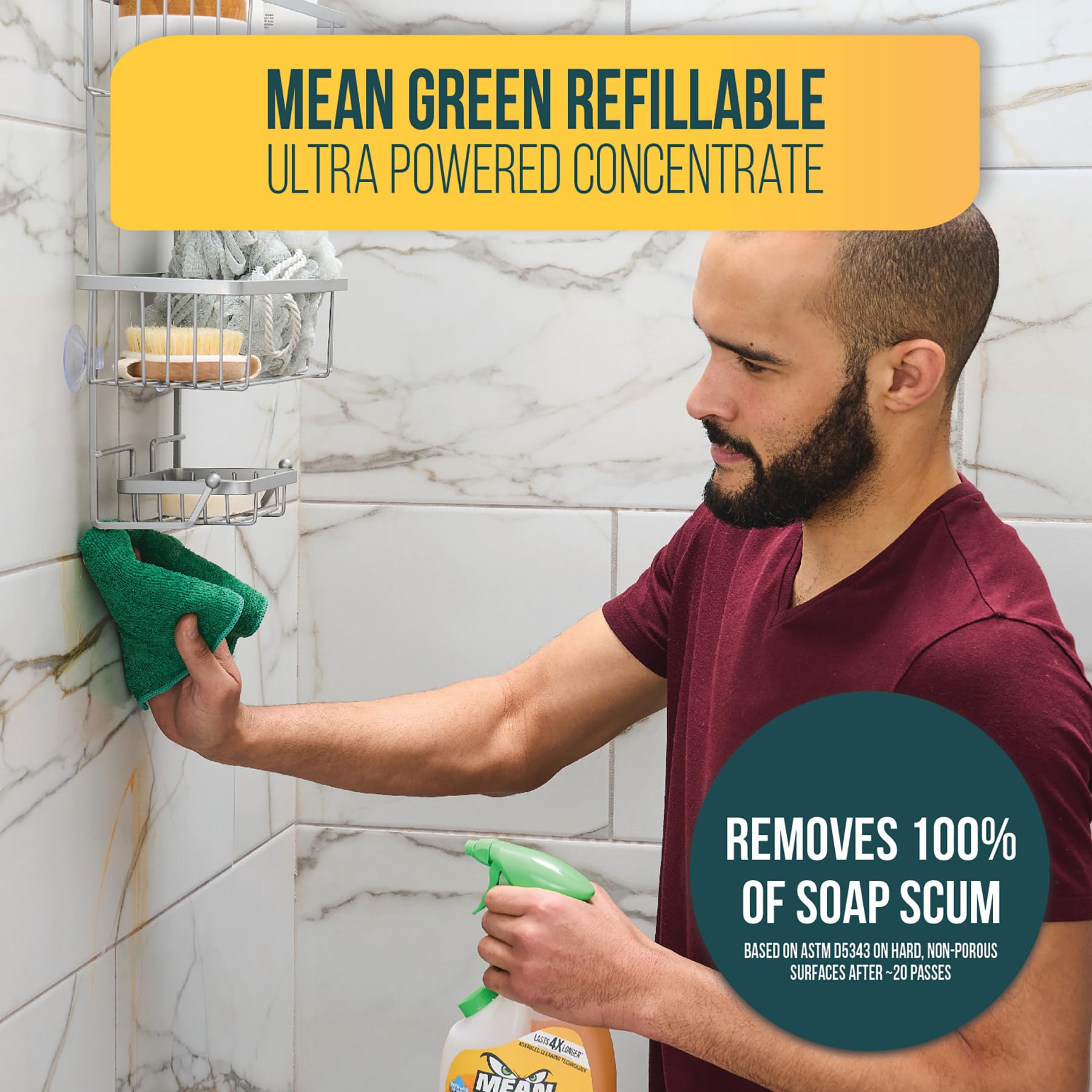 Refillable Ultra Powered Concentrate Bathroom Cleaner (85.8 Fl Oz)