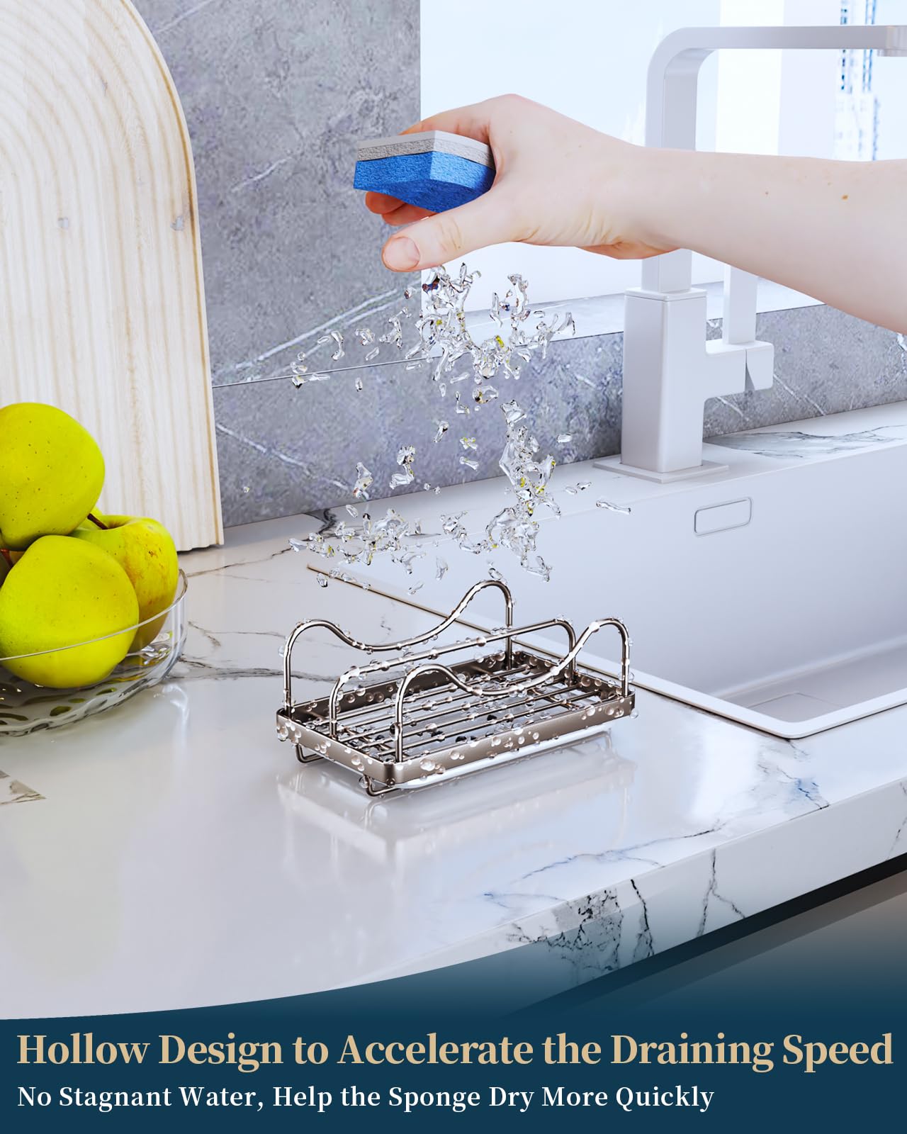 Sponge Holder for Kitchen Sink