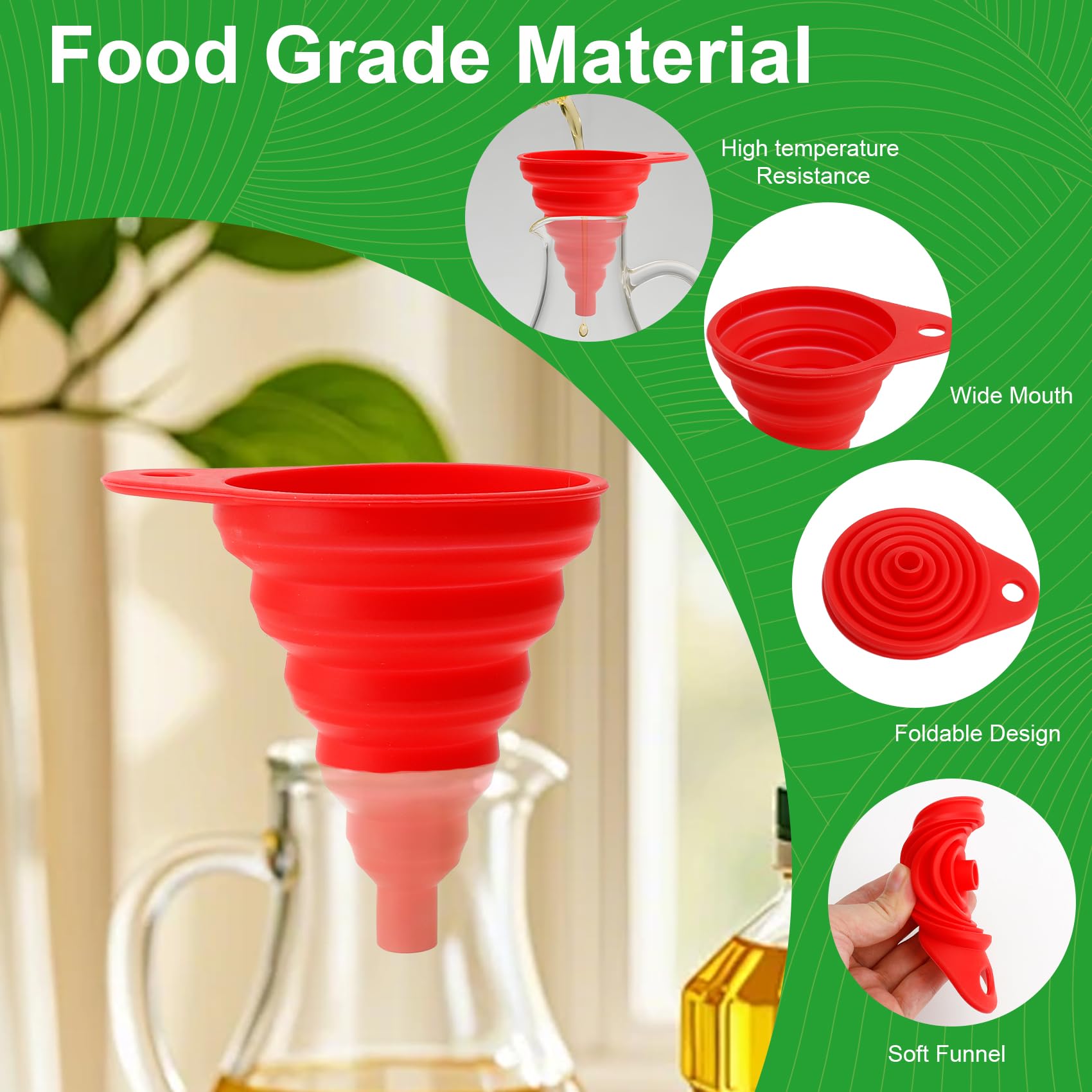 Kitchen Funnel Set of 6