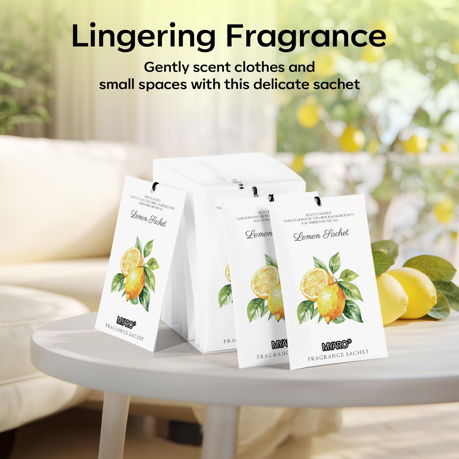 12 Pack Lemon Scented Sachets (12 Count)