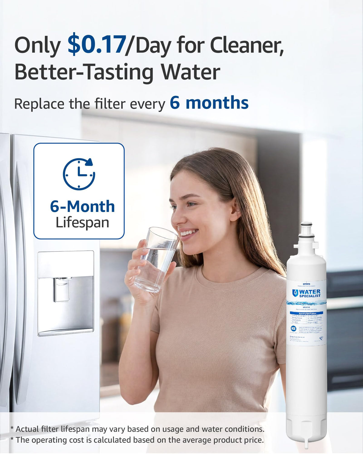 WS619C Water Filter Replacement for GE® RPWFE® (2 Count)