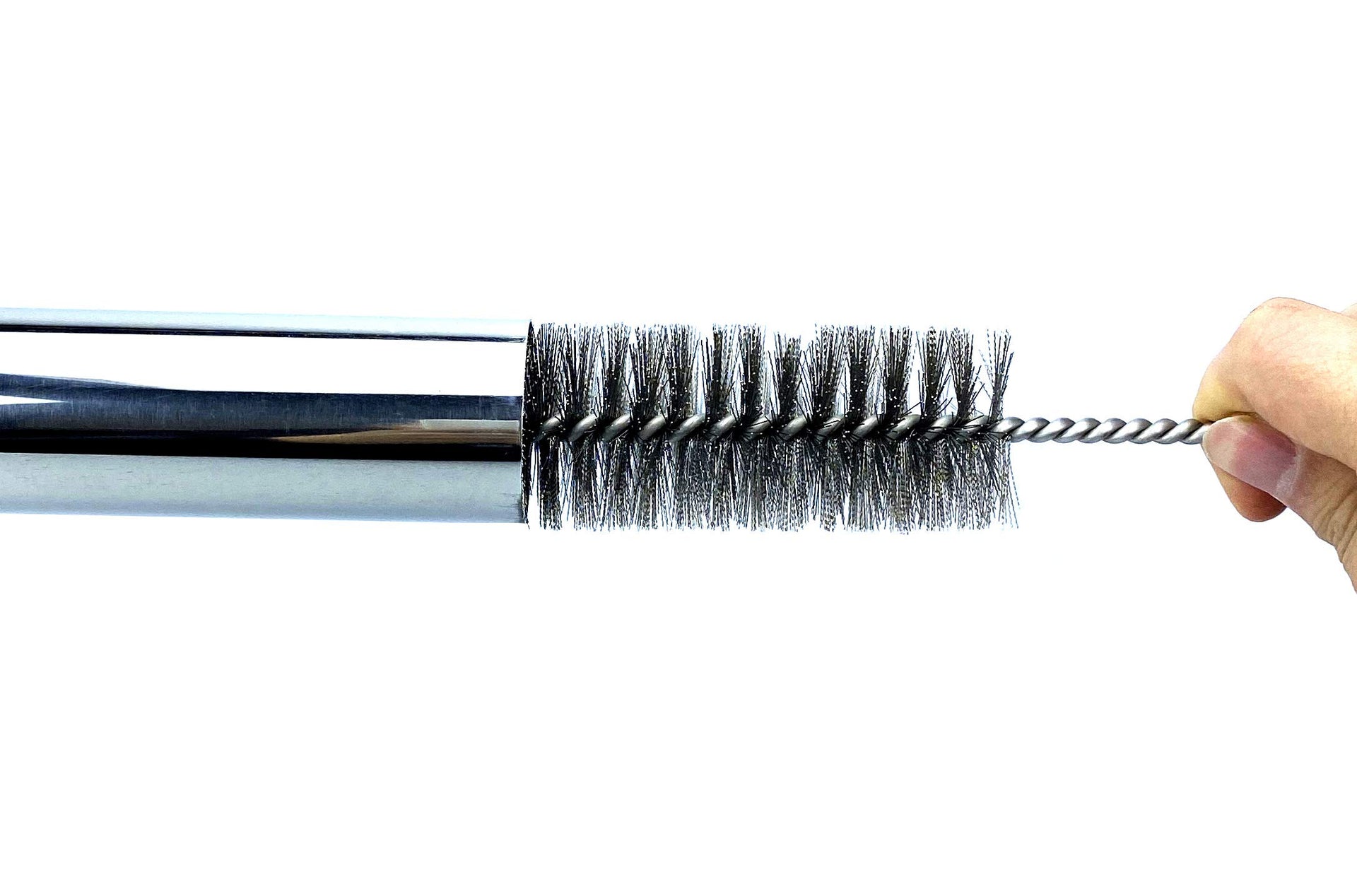 Pipe Cleaning Brush Set Stainless Steel Bristles