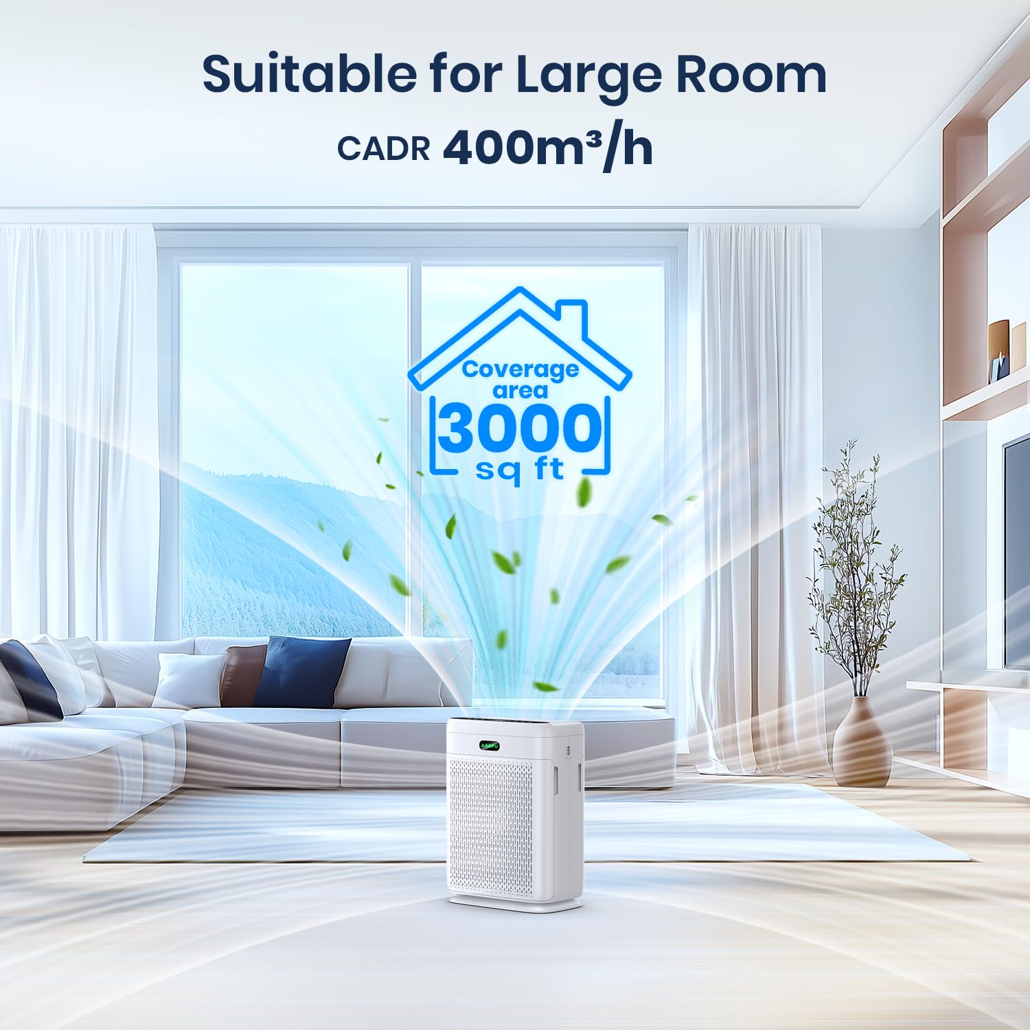 Air Purifiers for Home Large Room with Remote