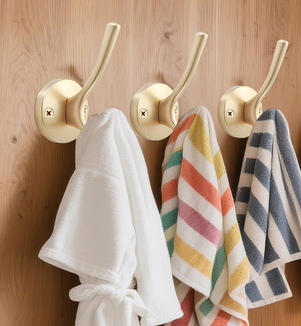 Gold Coat Hooks for Wall