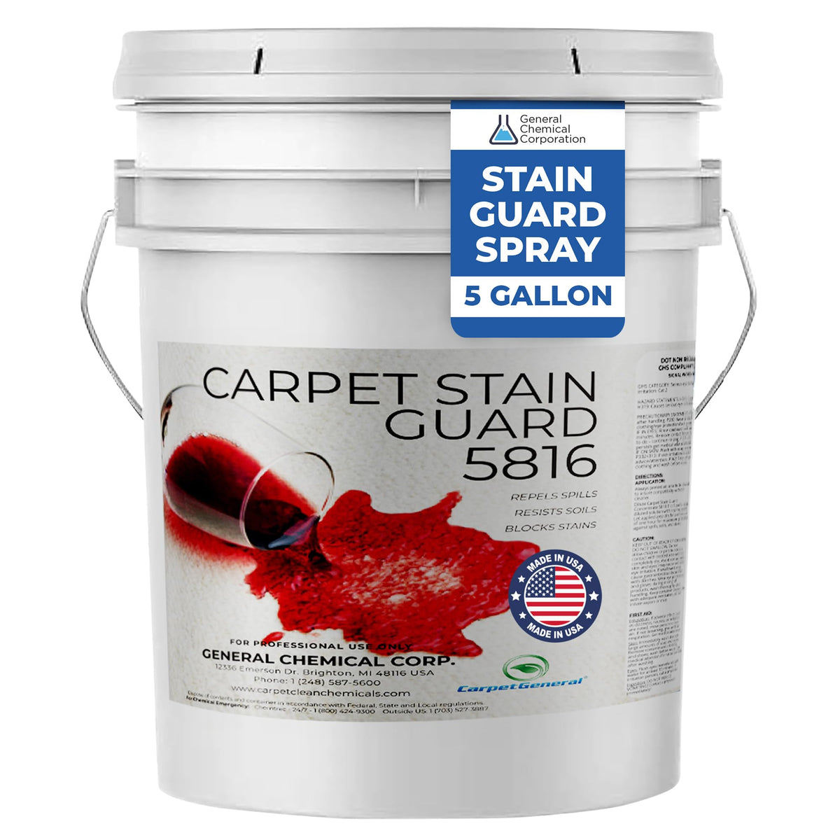 5816 Stain Shield Spray for Carpets and (640 Fl Oz)