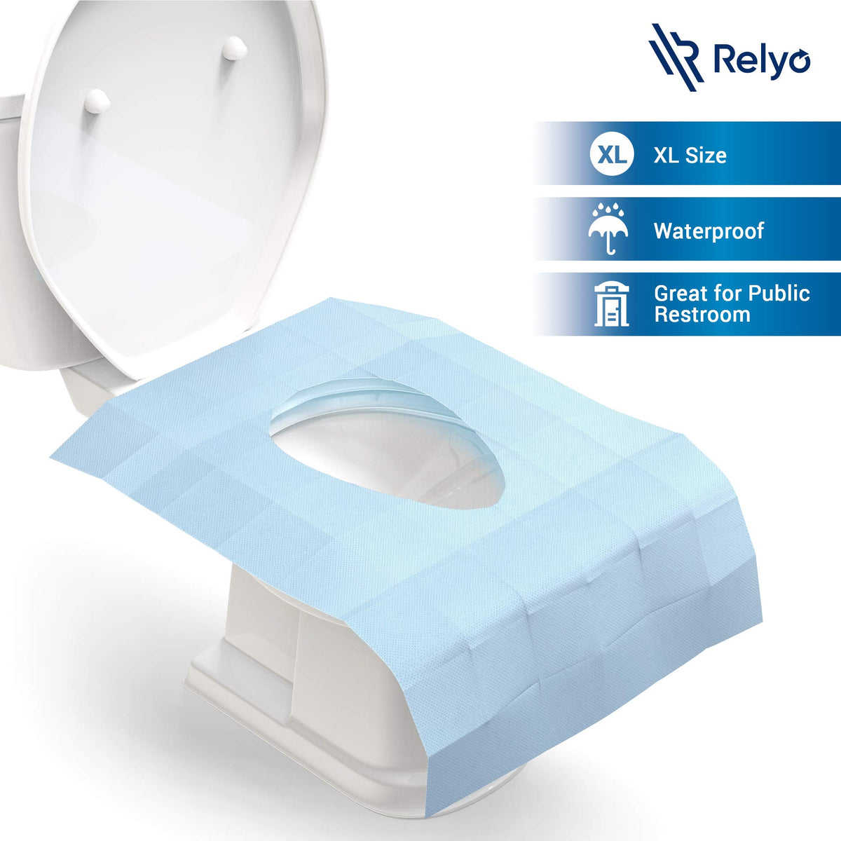 20 Pack XL Disposable Toilet Seat Covers (20 Count)