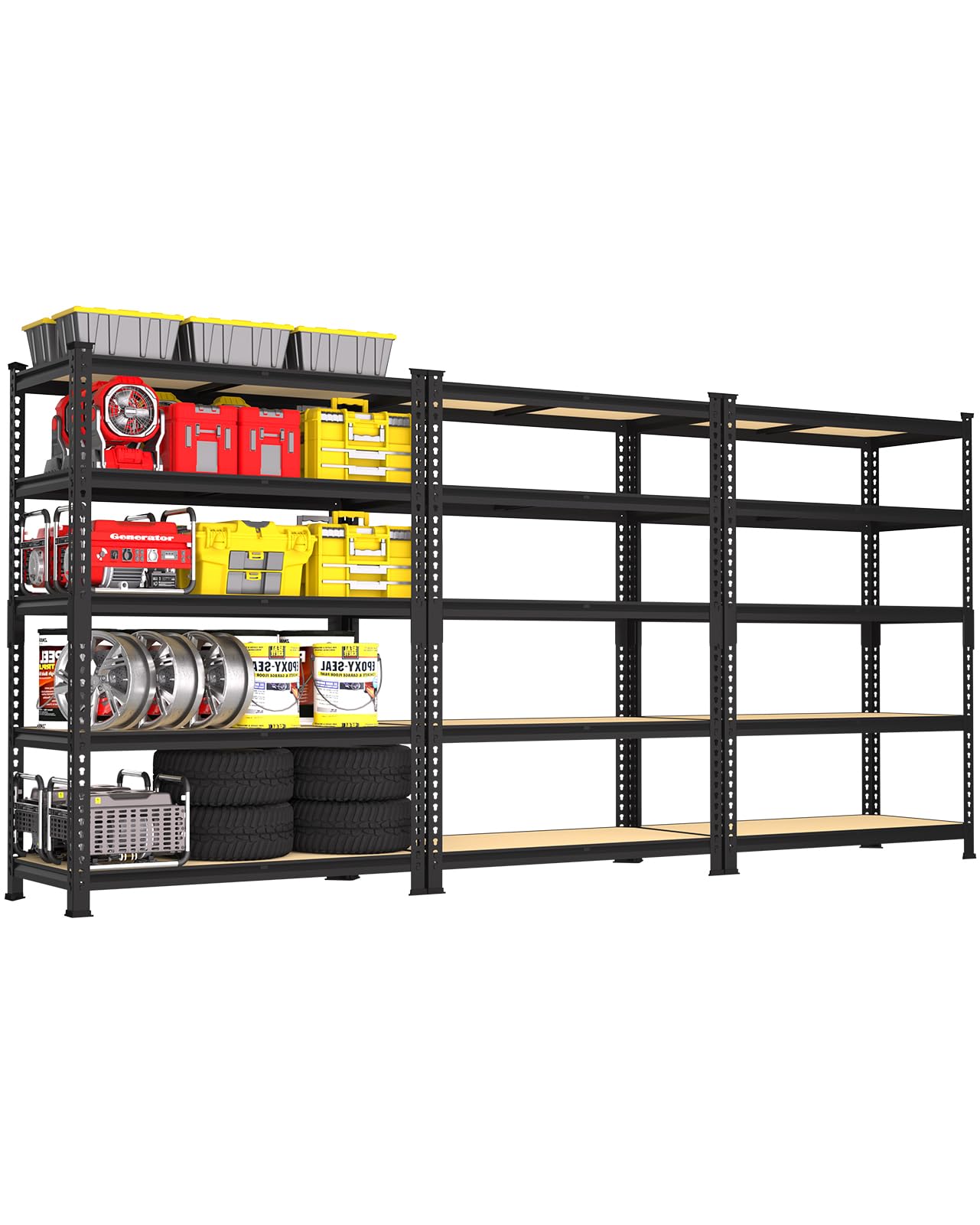 5 Tier Garage Storage Shelves (3 Count)
