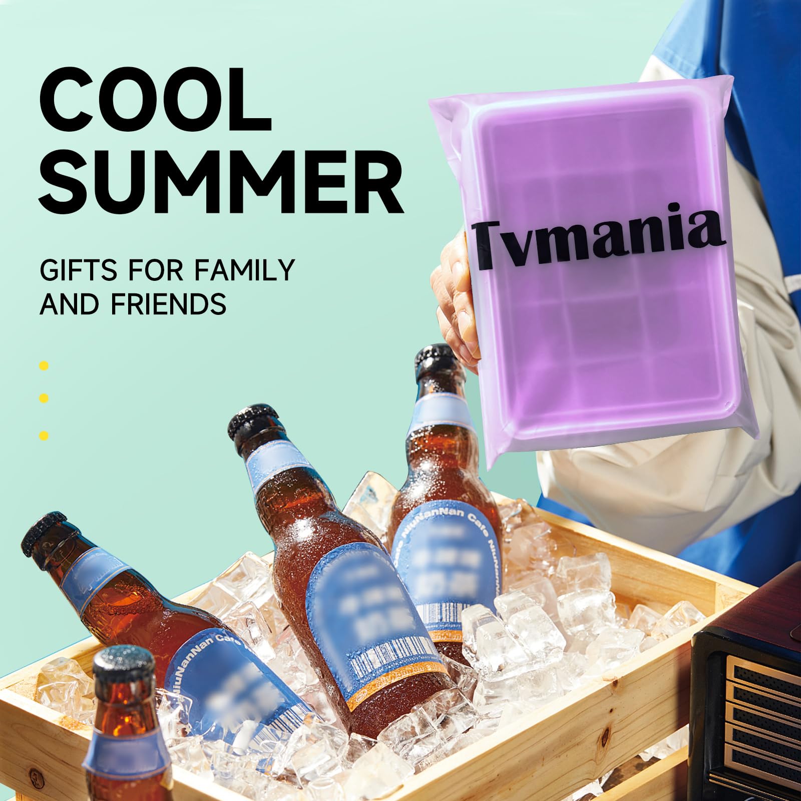Ice Cube Trays Set of 2 (9.76 Ounce)