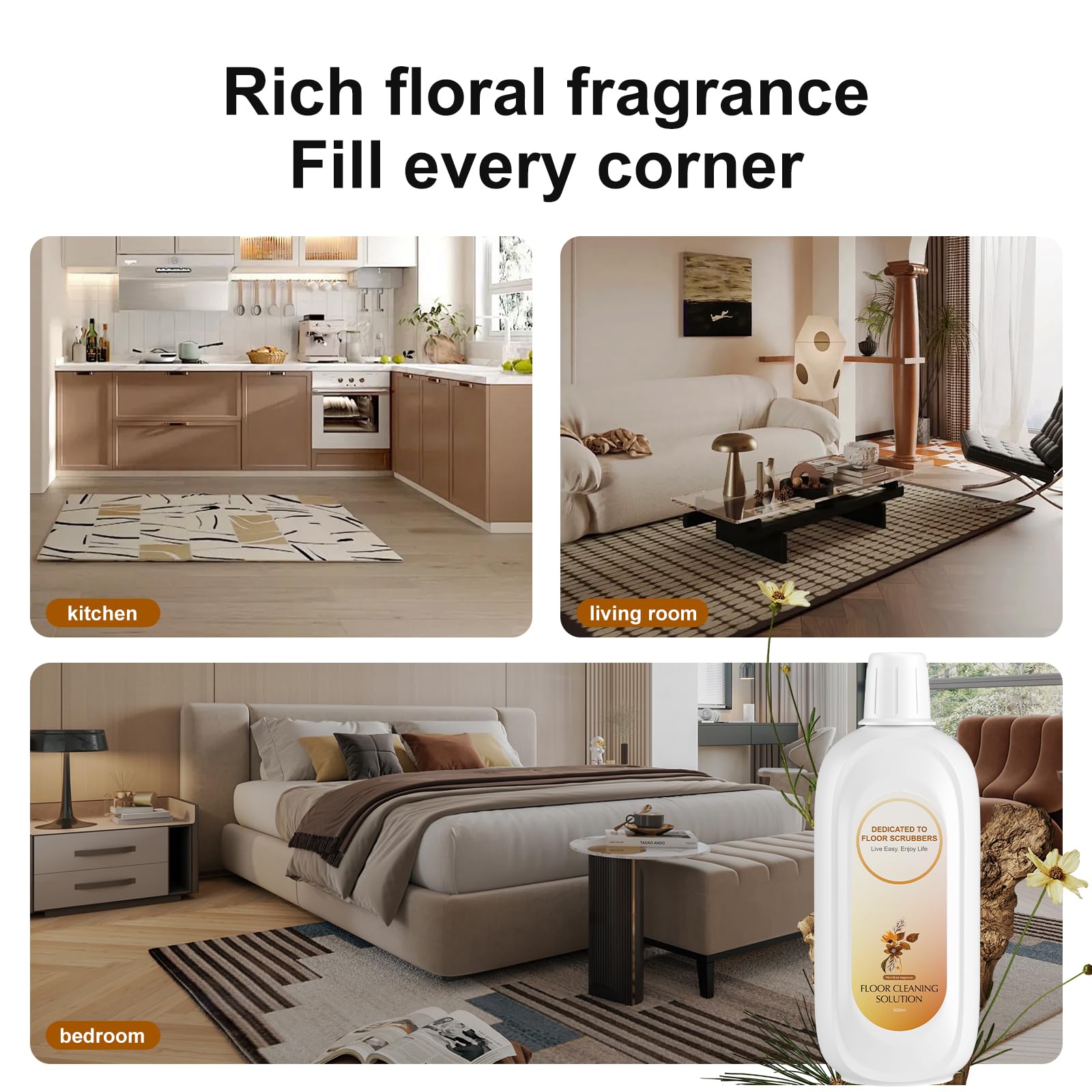 Floor Cleaning Solution Compatible With Tineco (35.27 Fl Oz)
