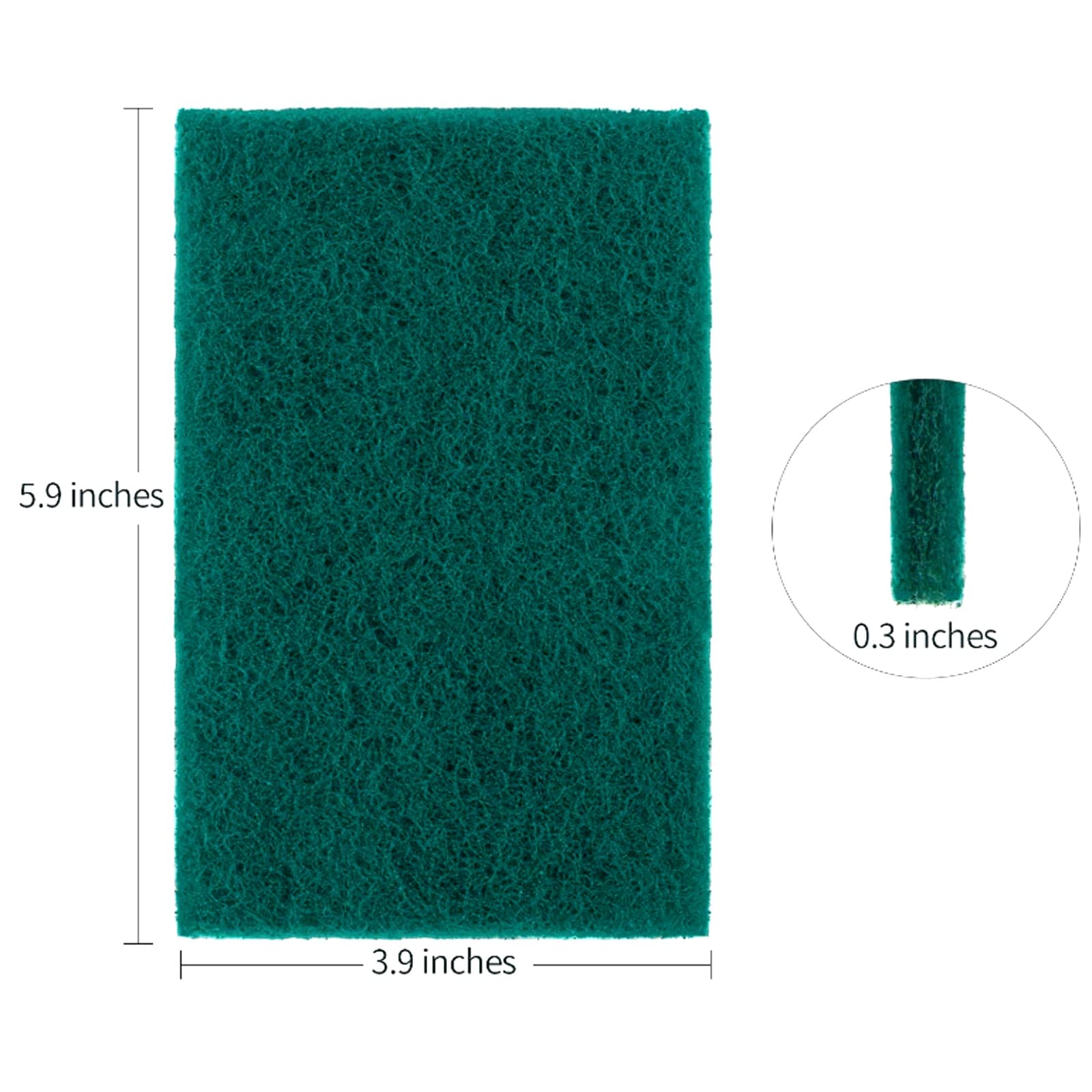 Heavy Duty Scour Pads Sponge Dish Scrubber Non (23 Count)