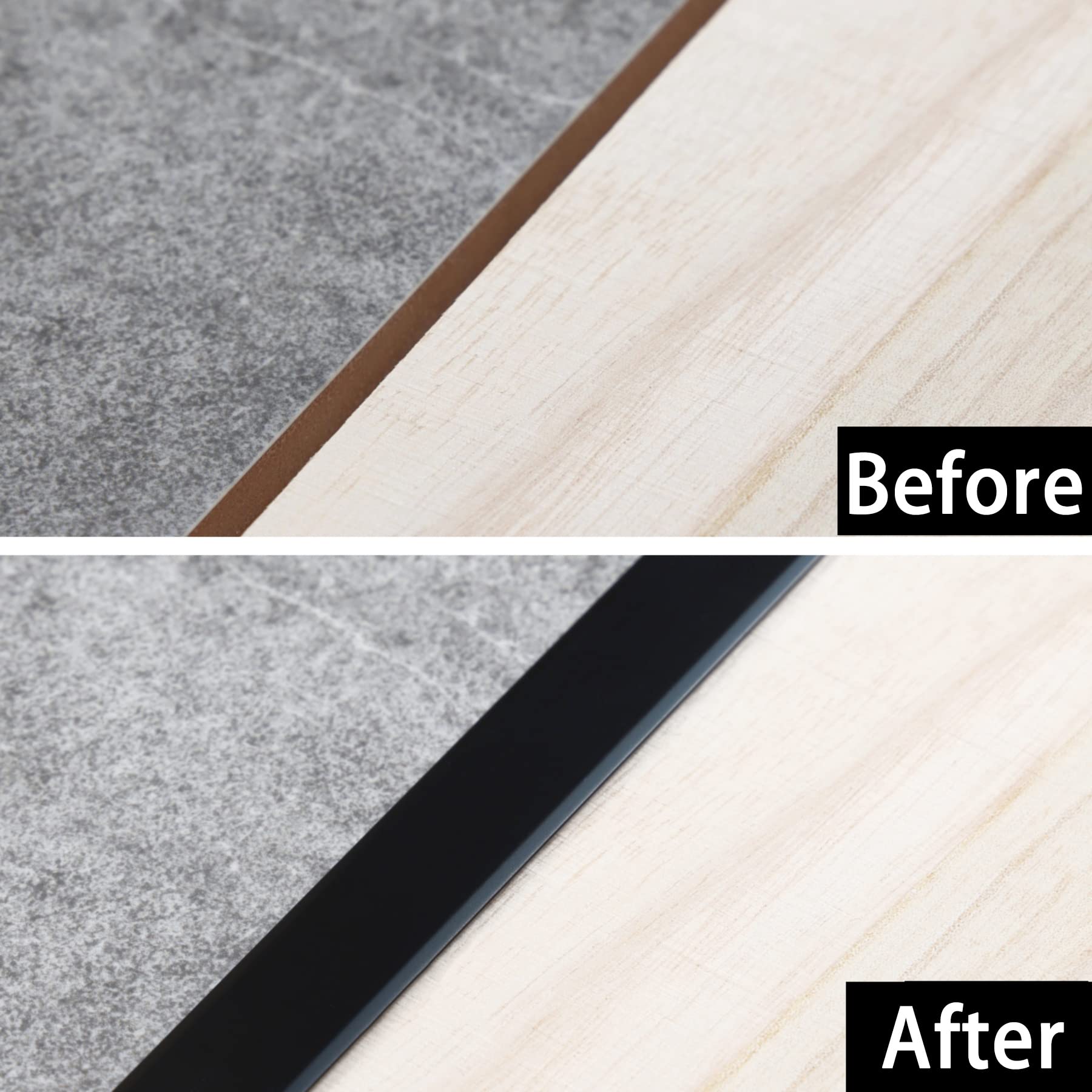 3Pcs Aluminum T Molding Trim & Floor Transition Strips