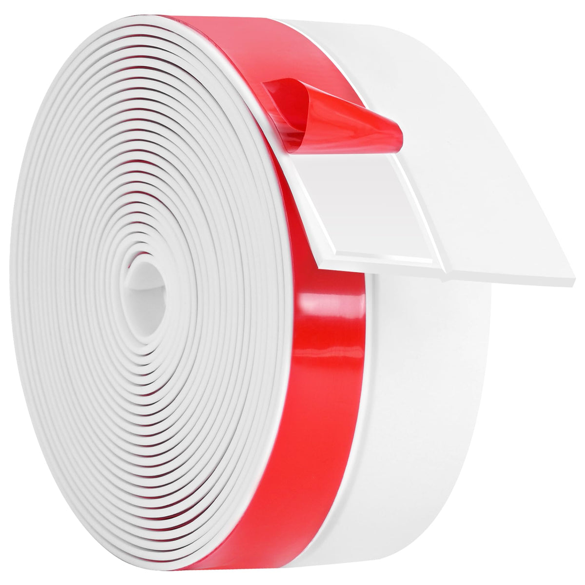 Weather Stripping Silicone Door Seal Strip 3 in x 20 ft Door Draft Stopper Self Adhesive Tape (20 Foot)