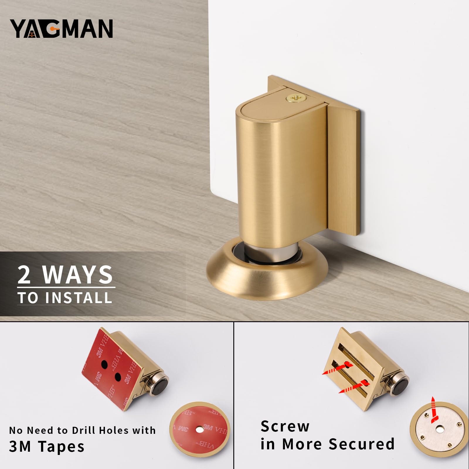 Magnetic Door Stopper Floor Mount