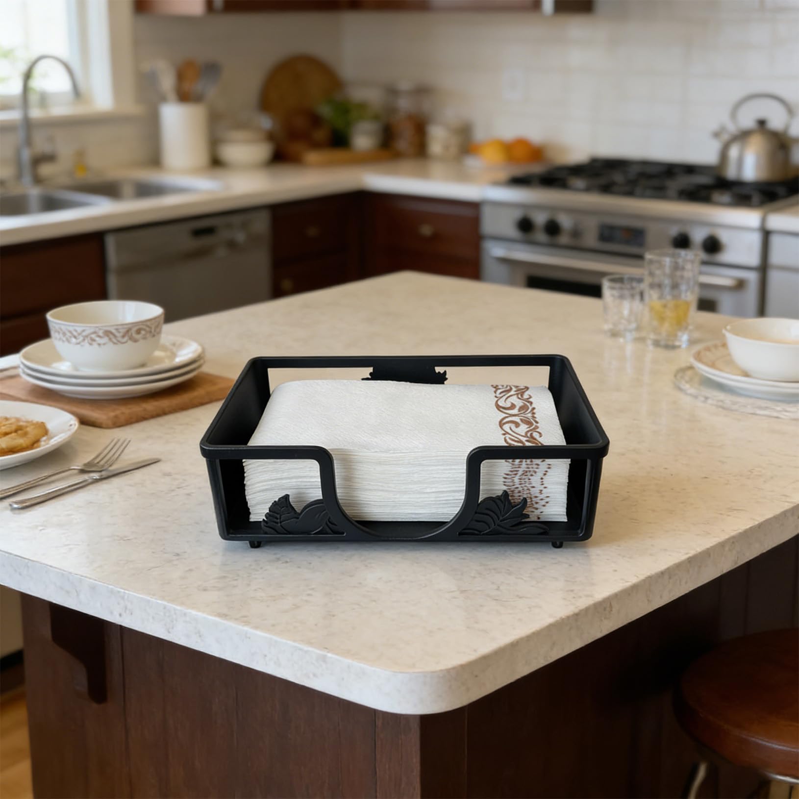 Metal Napkin Holder for Bathroom and Kitchen