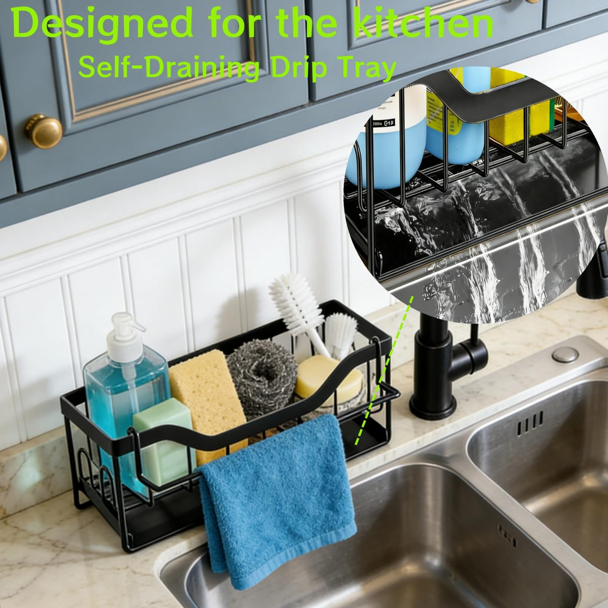 Sponge Holder for Kitchen Sink