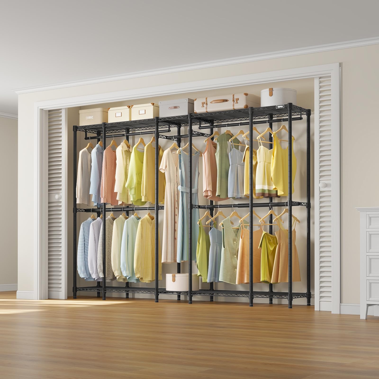 V50 Basic Expandable Clothes Rack