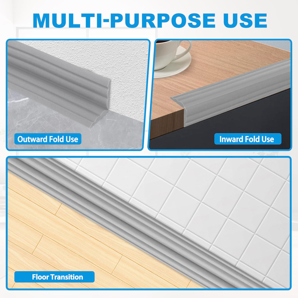 Corner Molding Trim Peel and Stick Wall Corner Protector