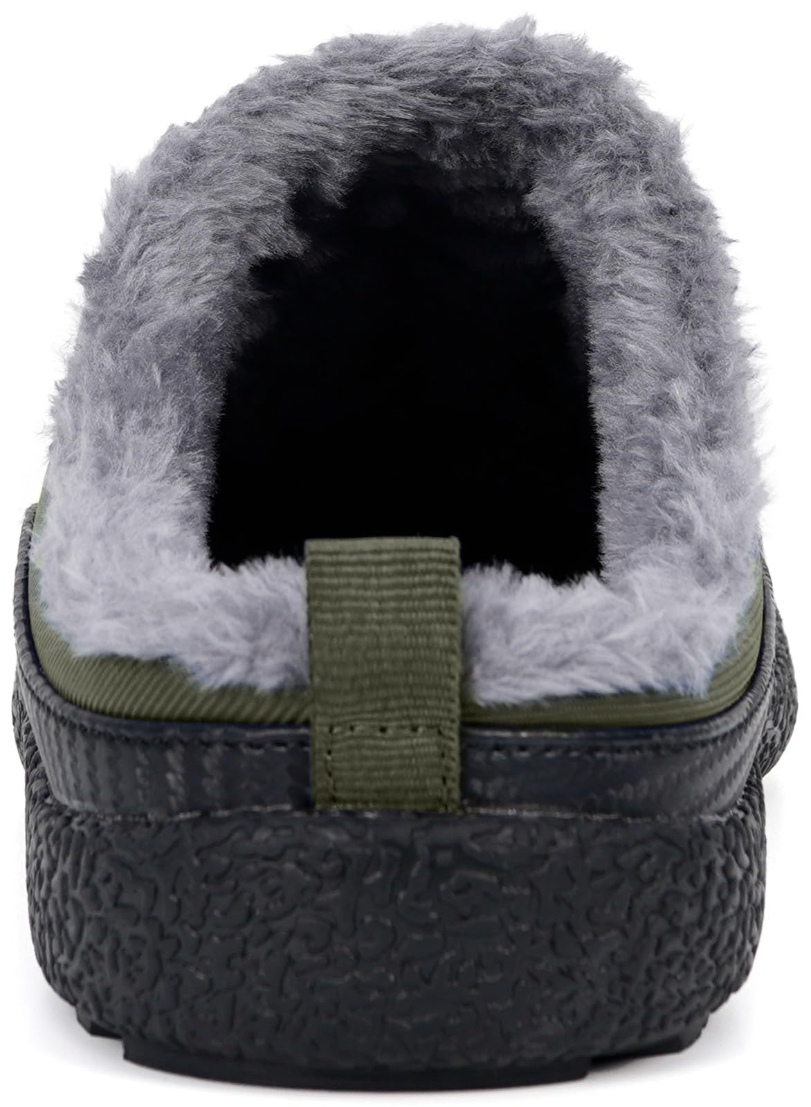 Womens Mens House Slippers Outdoor Winter Shoes Green