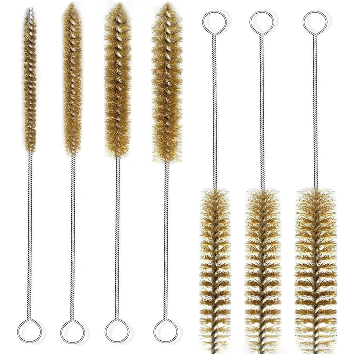 7 Pcs Brass Brush Set