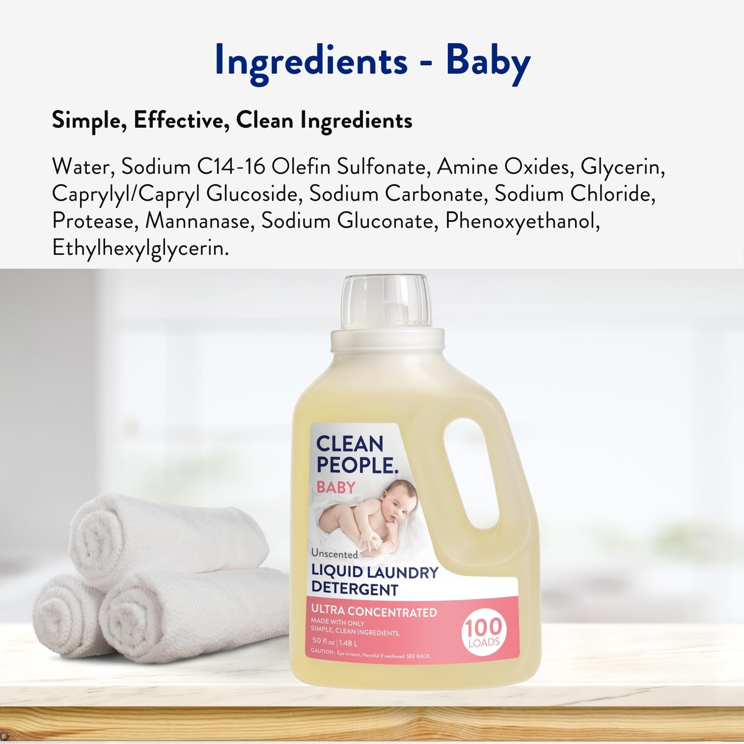 Liquid Laundry Detergent (50 Fl Oz)