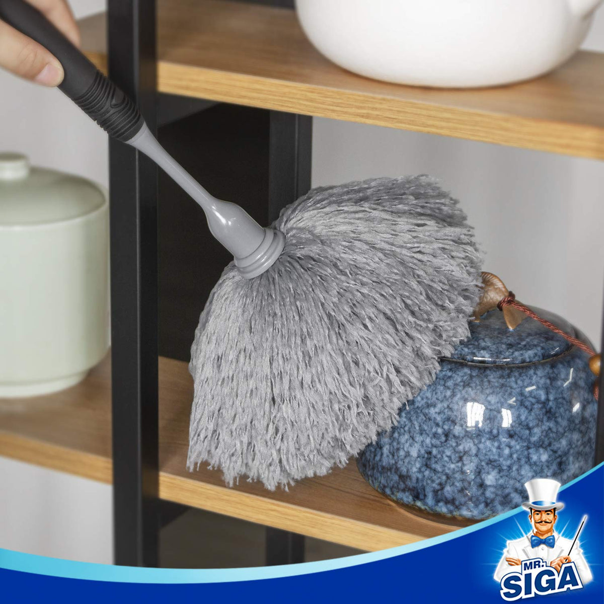 Microfiber Delicate Duster with Non Slip Handle