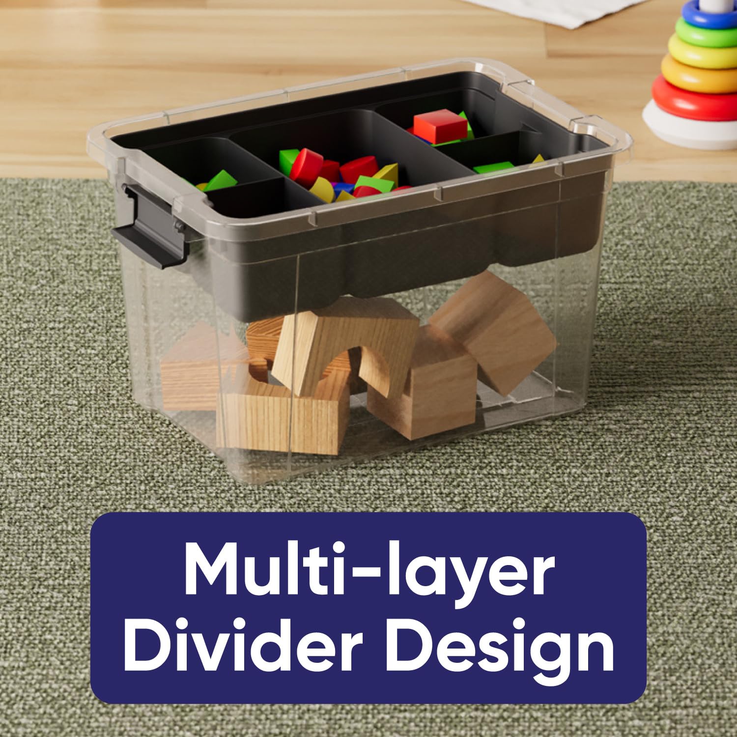 Storage Container Organizing Tray for Superio Bin or Drawer Plastic Organize Sewing