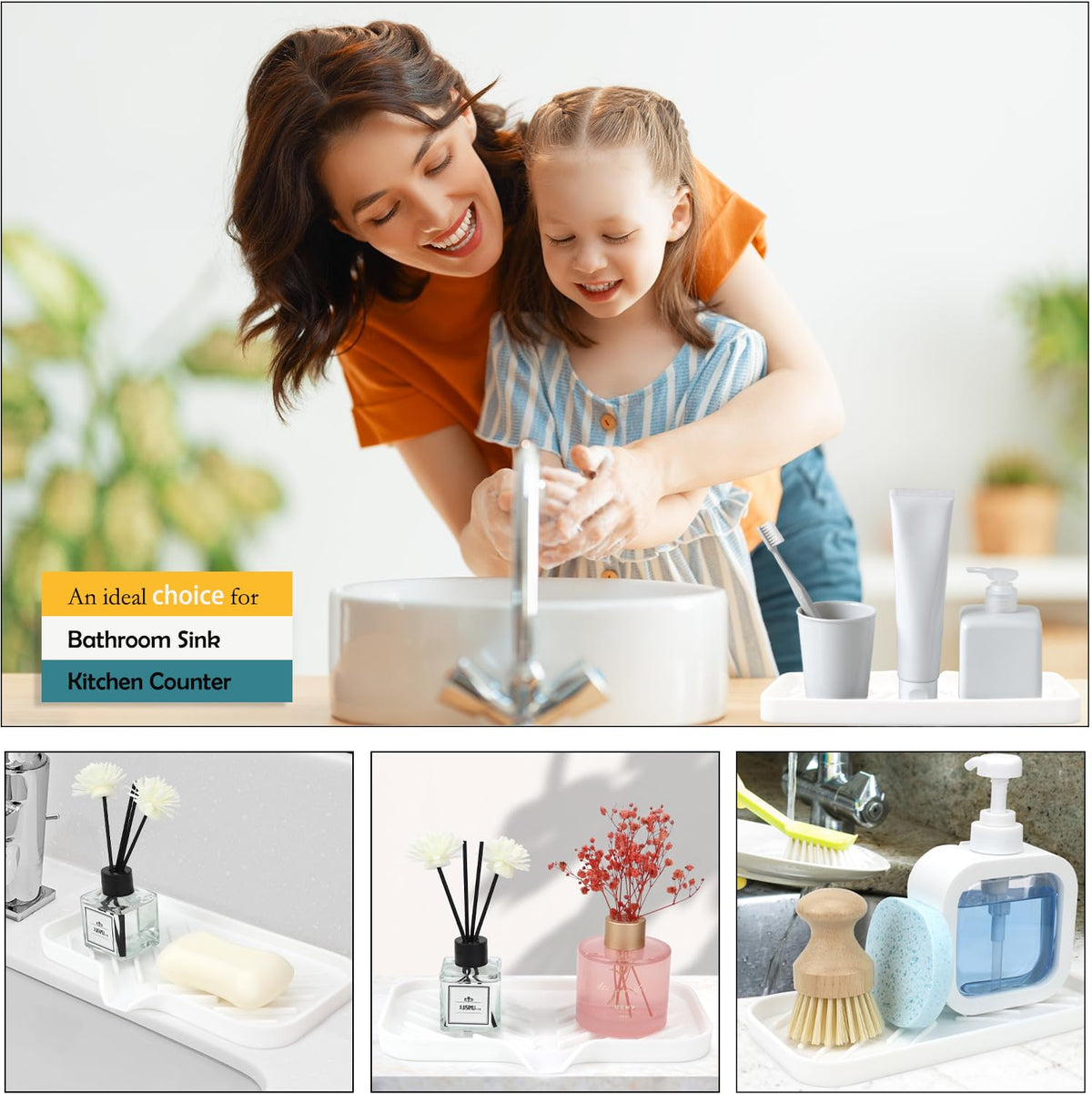 Silicone Bathroom Soap Dishes (5.6 Ounce)