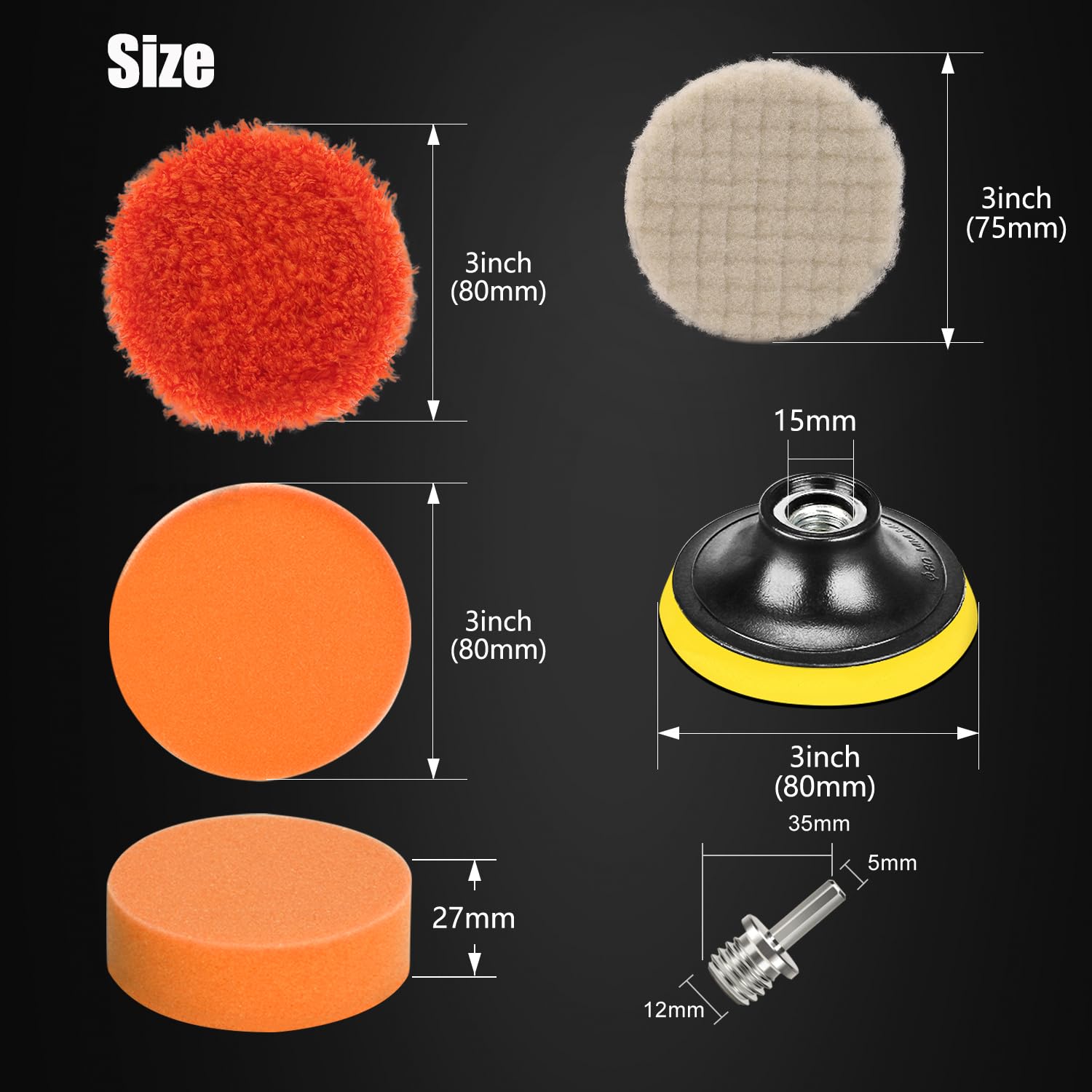 Drill Polishing Kit for Car (32 Count)