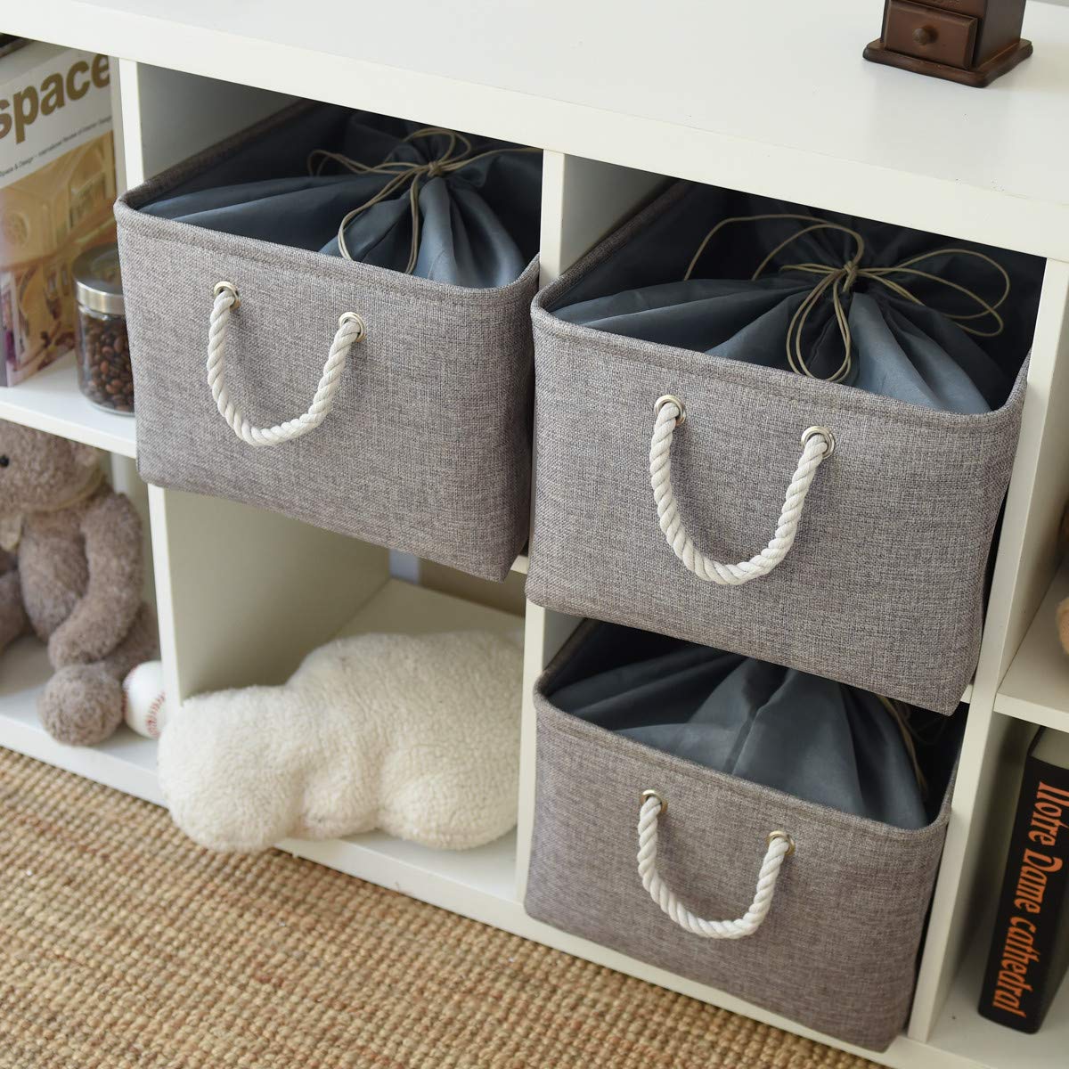 Fabric Storage Bins Baskets for Organizing (3 Count)