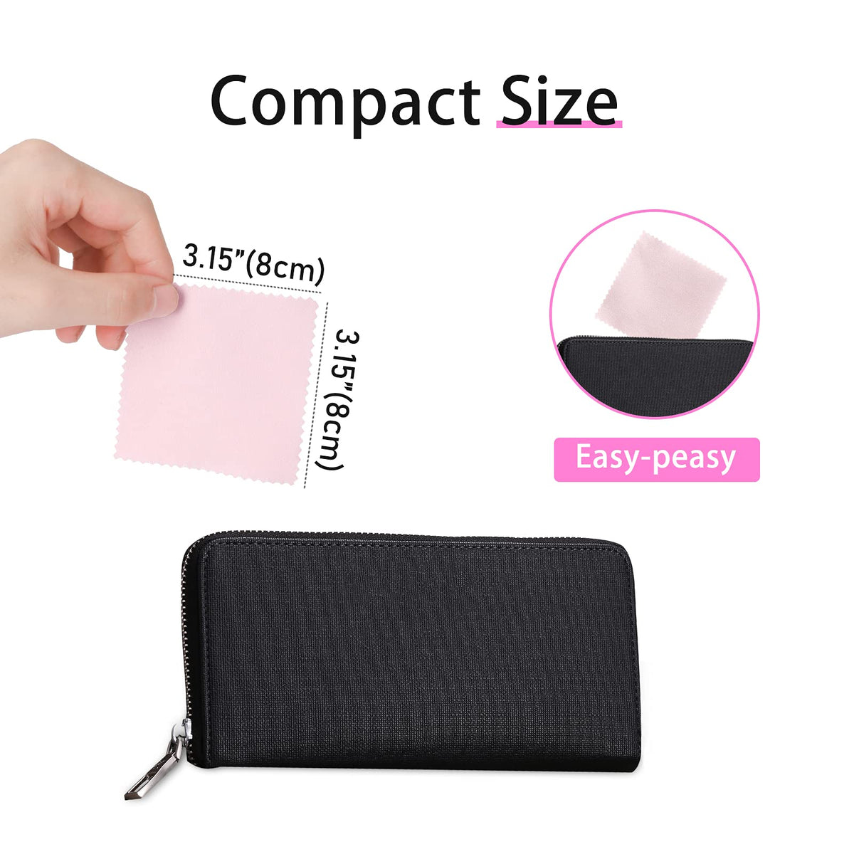 100pcs Jewelry Cleaning Cloth (100 Count)