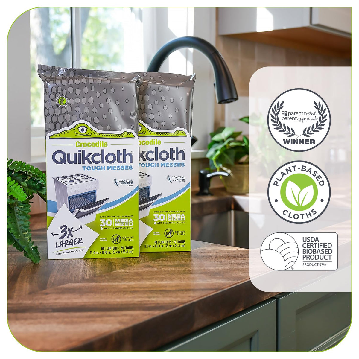 Tough Messes Home & Kitchen Cleaning Wipes (30 Count)