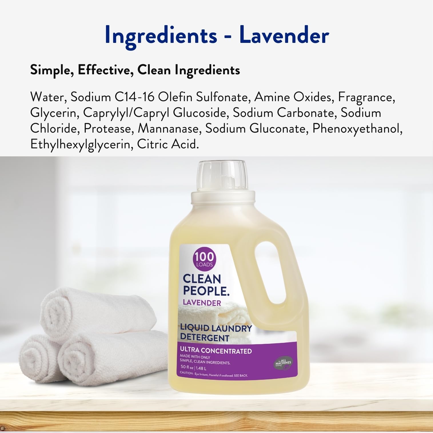 Liquid Laundry Detergent (50 Fl Oz)