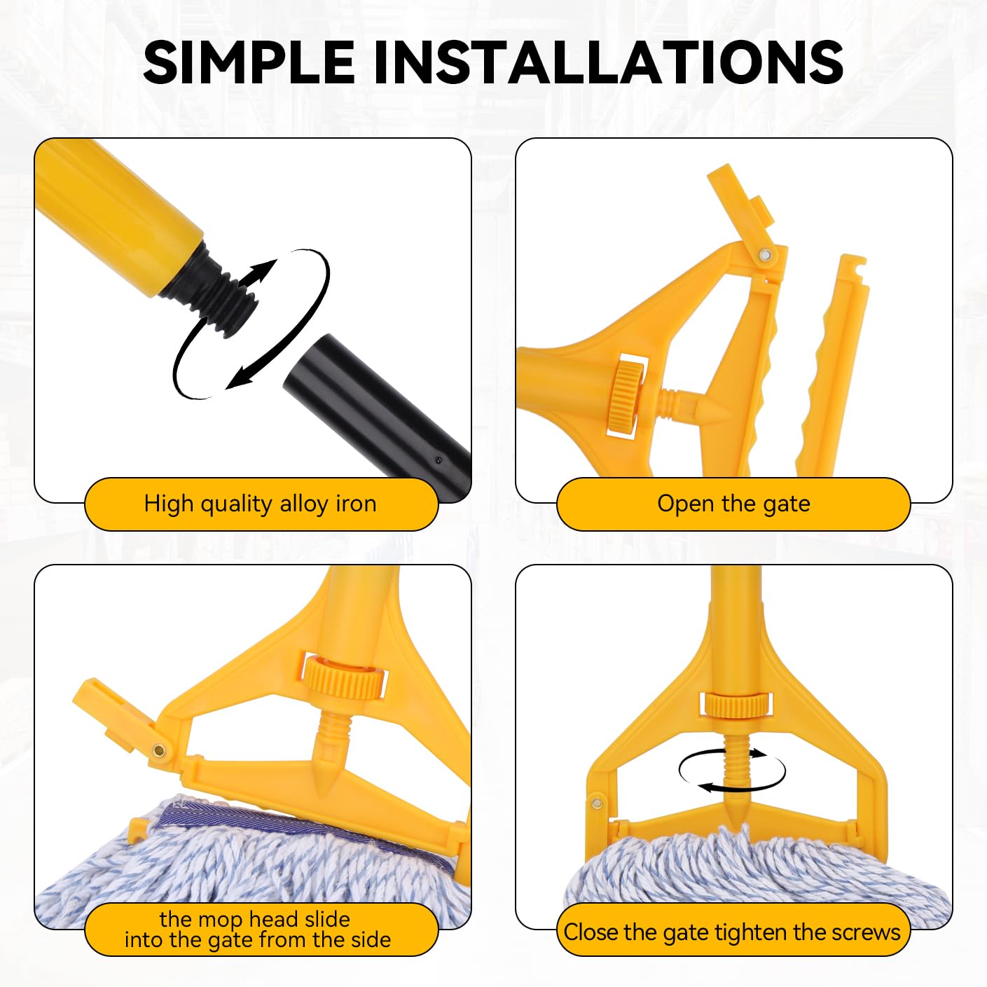 Mop Handle Commercial Heavy Duty