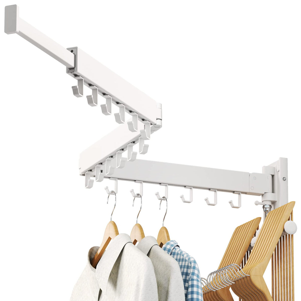 Drying Rack Wall Mounted Clothes Rack