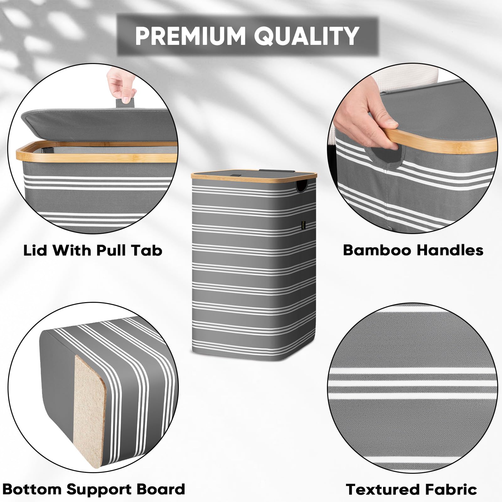 Laundry Hamper with Lid