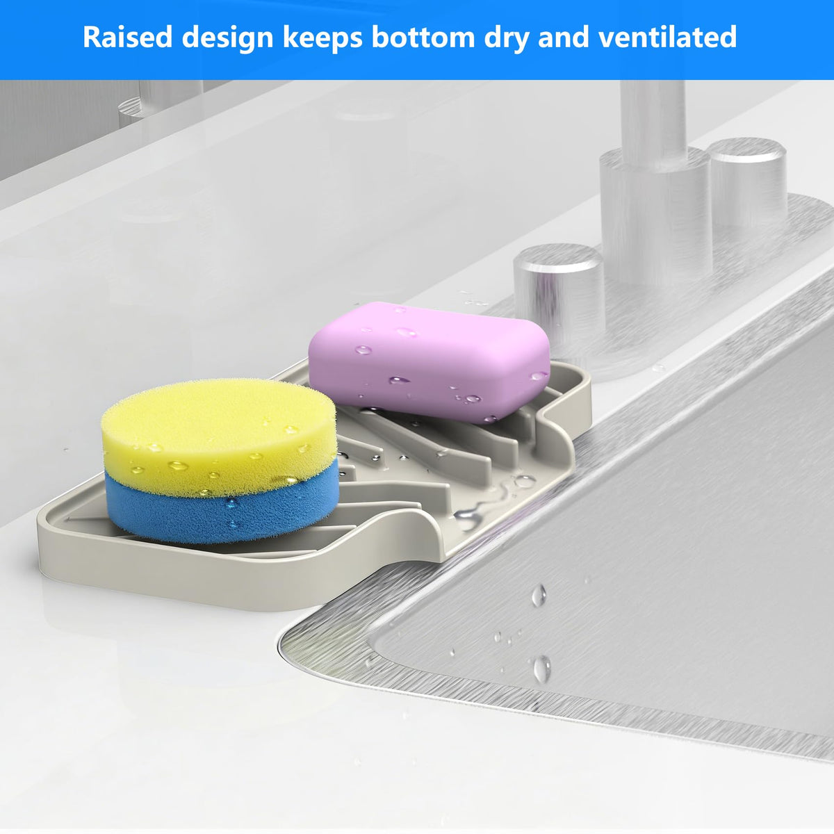 Sponge Holder for Kitchen Sink