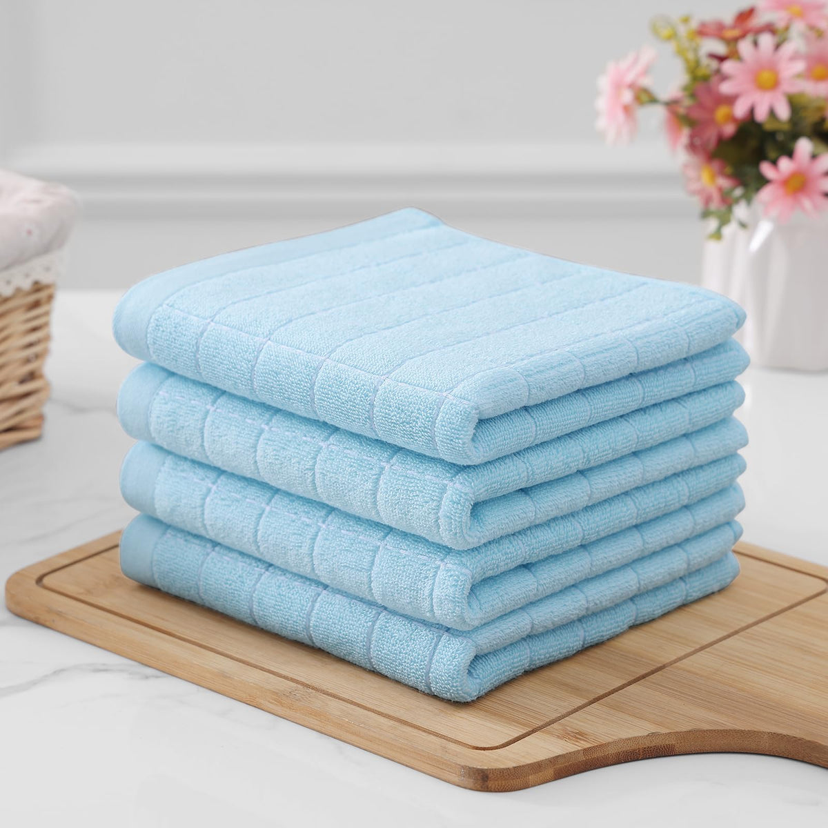 100% Cotton Terry Kitchen Towels (6 Count)