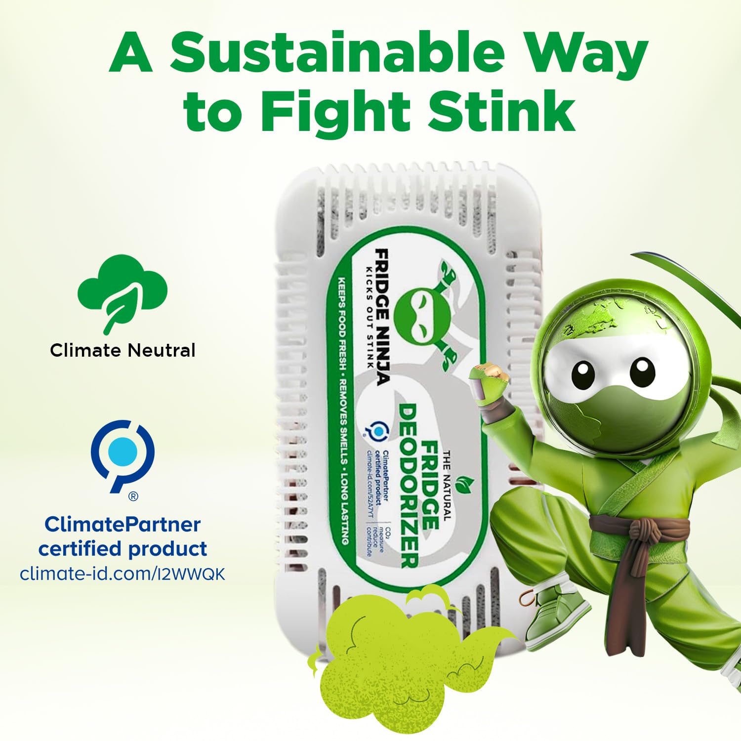 Fridge Ninja Fridge Deodorizer (4 Count)