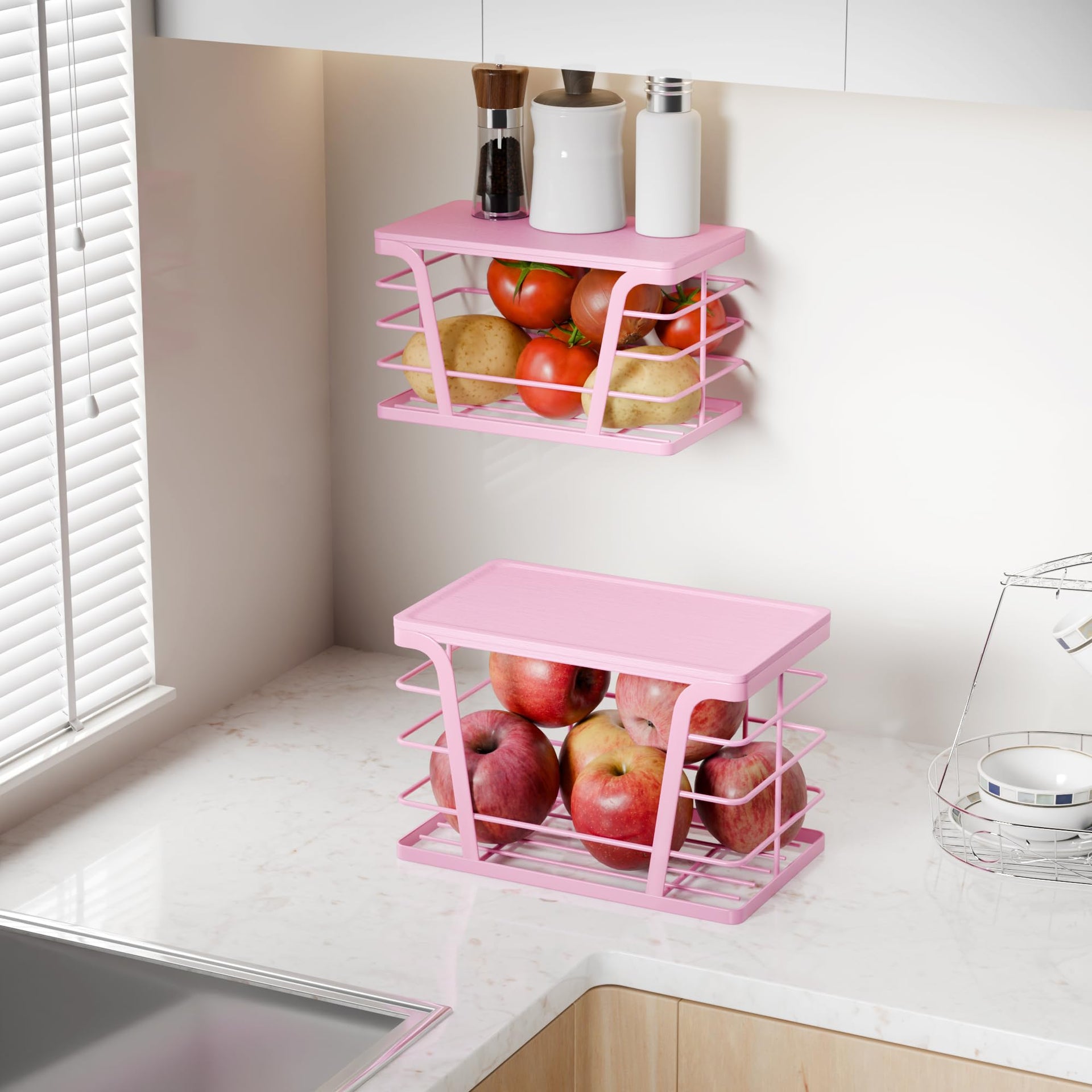 2 Pack Pink Trash Bag Holder (2 Count)