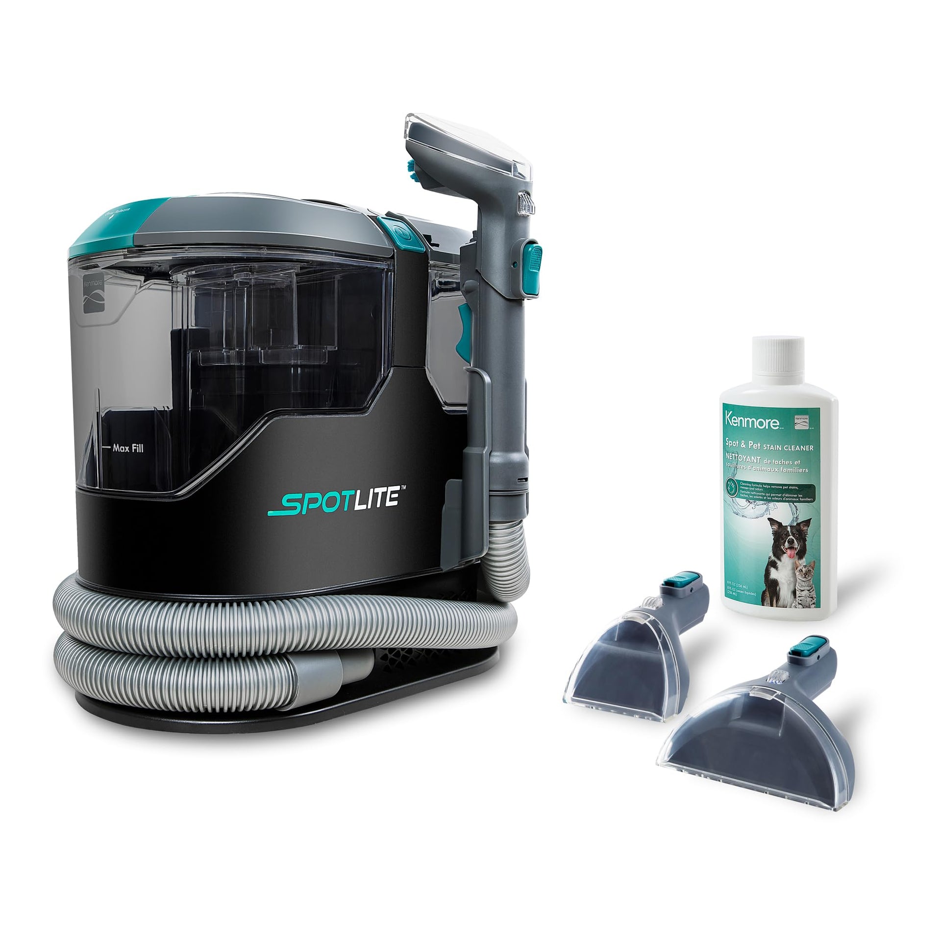 Portable Carpet & Upholstery Spot Cleaner Machine 17Kpa Suction
