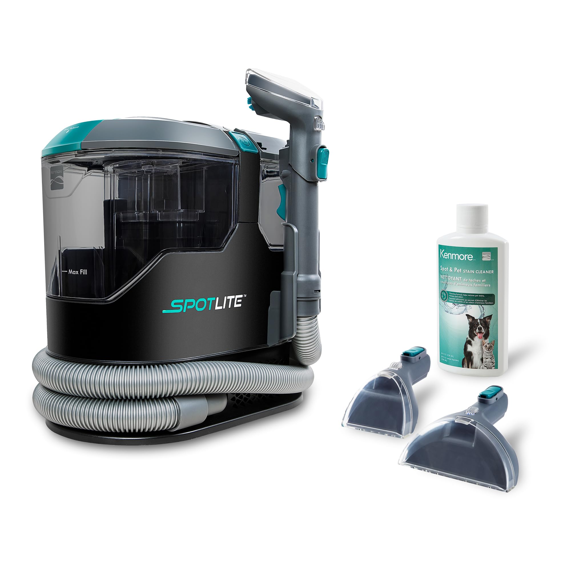 Portable Carpet & Upholstery Spot Cleaner Machine 17Kpa Suction