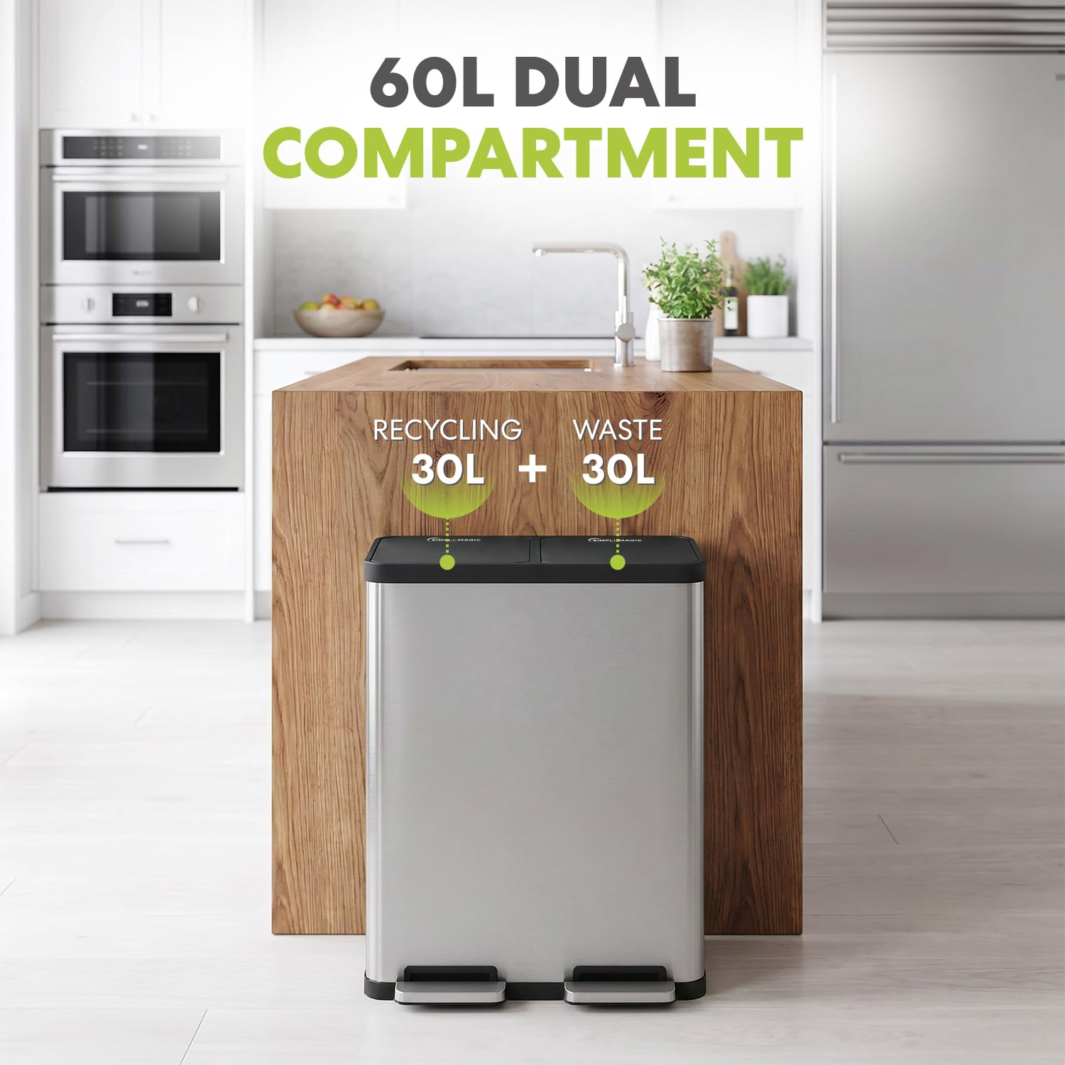 60 Liter 16 Gallon Rectangular Hands