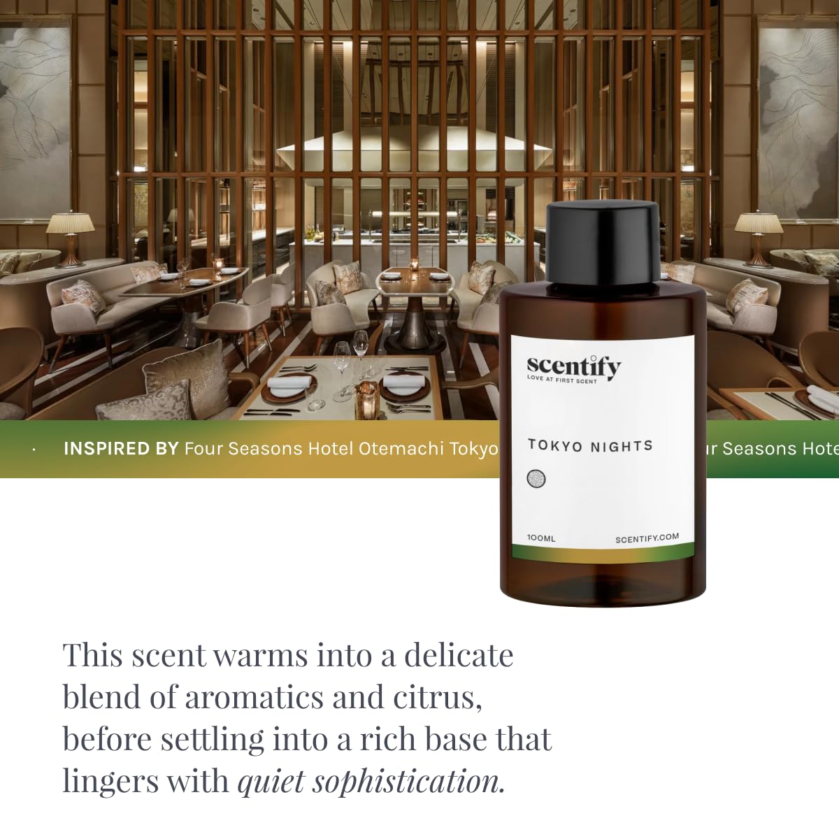 Tokyo Nights Aroma Oil Refill for Diffusers (3.38 Fl Oz)