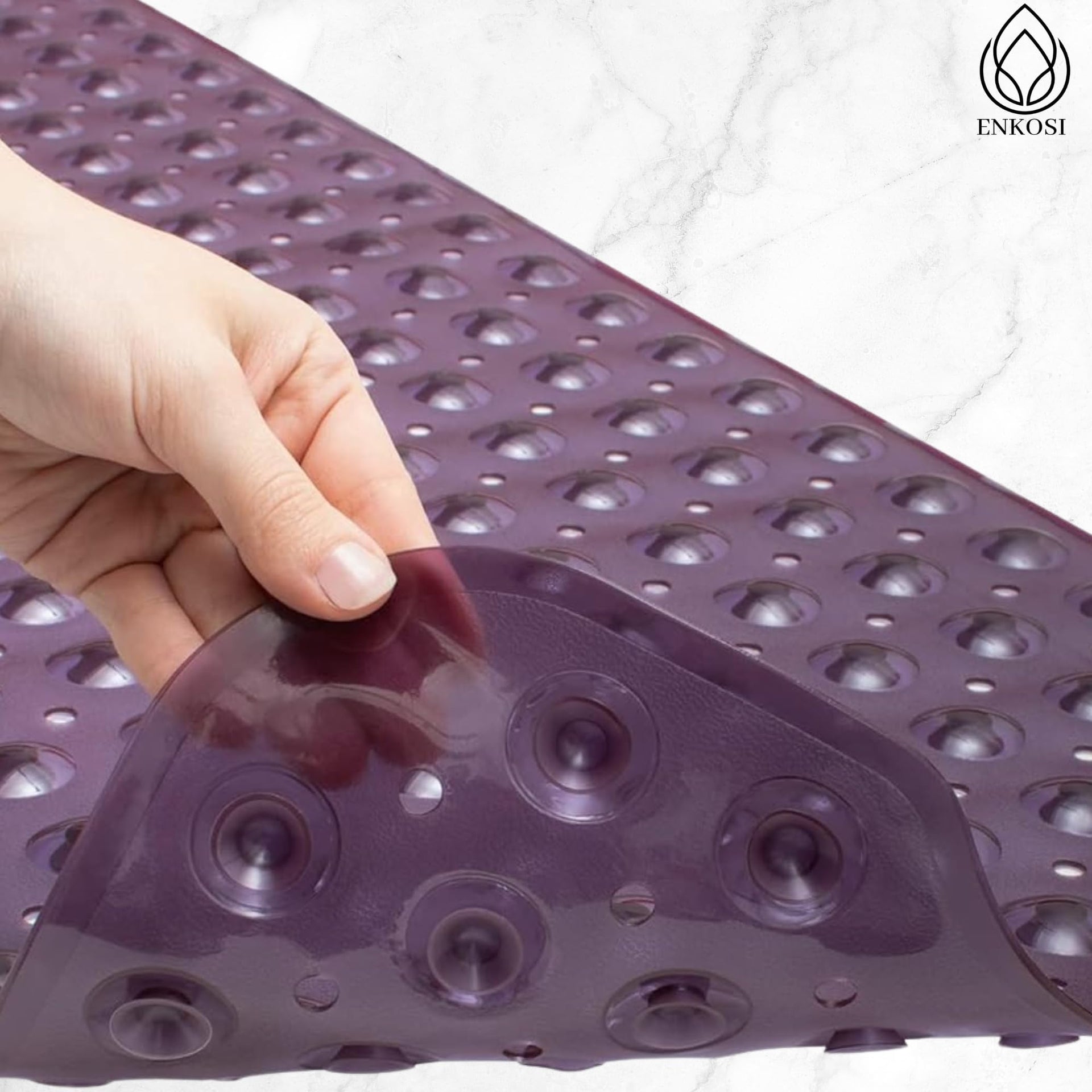 Non Slip Bath & Shower Mat 40x16 Extra Long