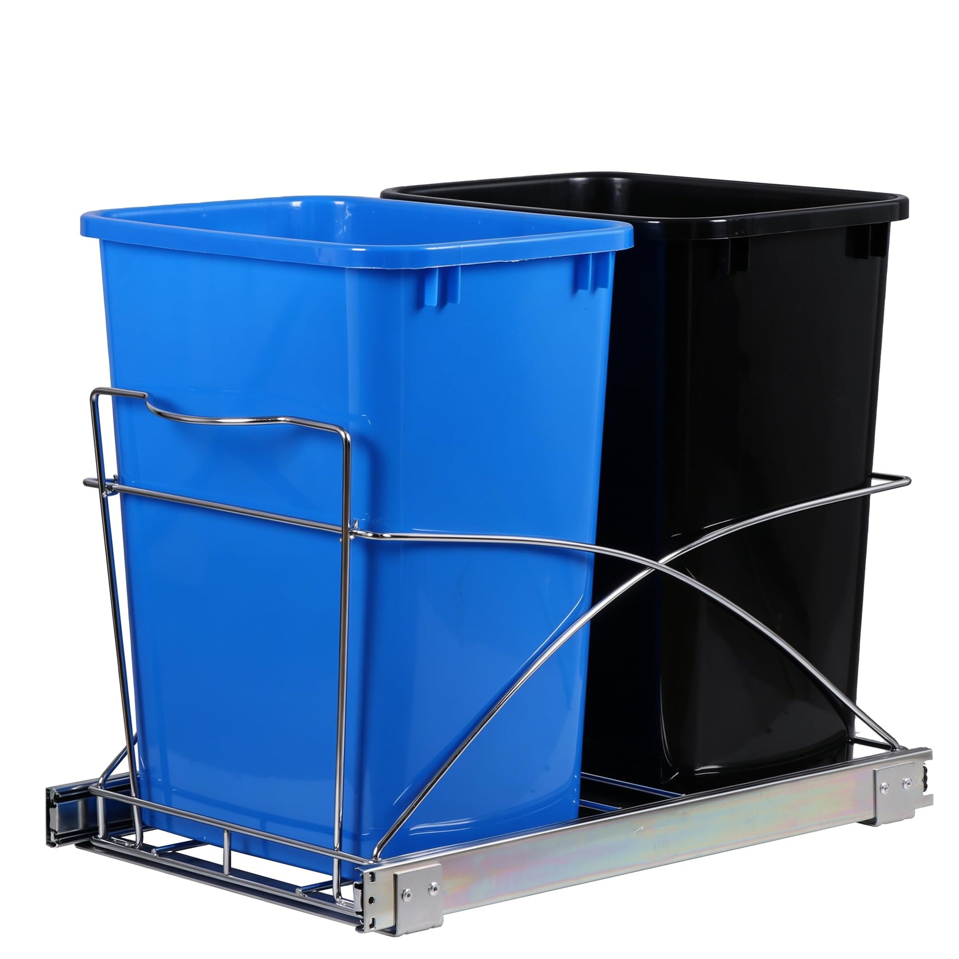 Double Pull Out Trash Can for Kitchen Cabinets 35